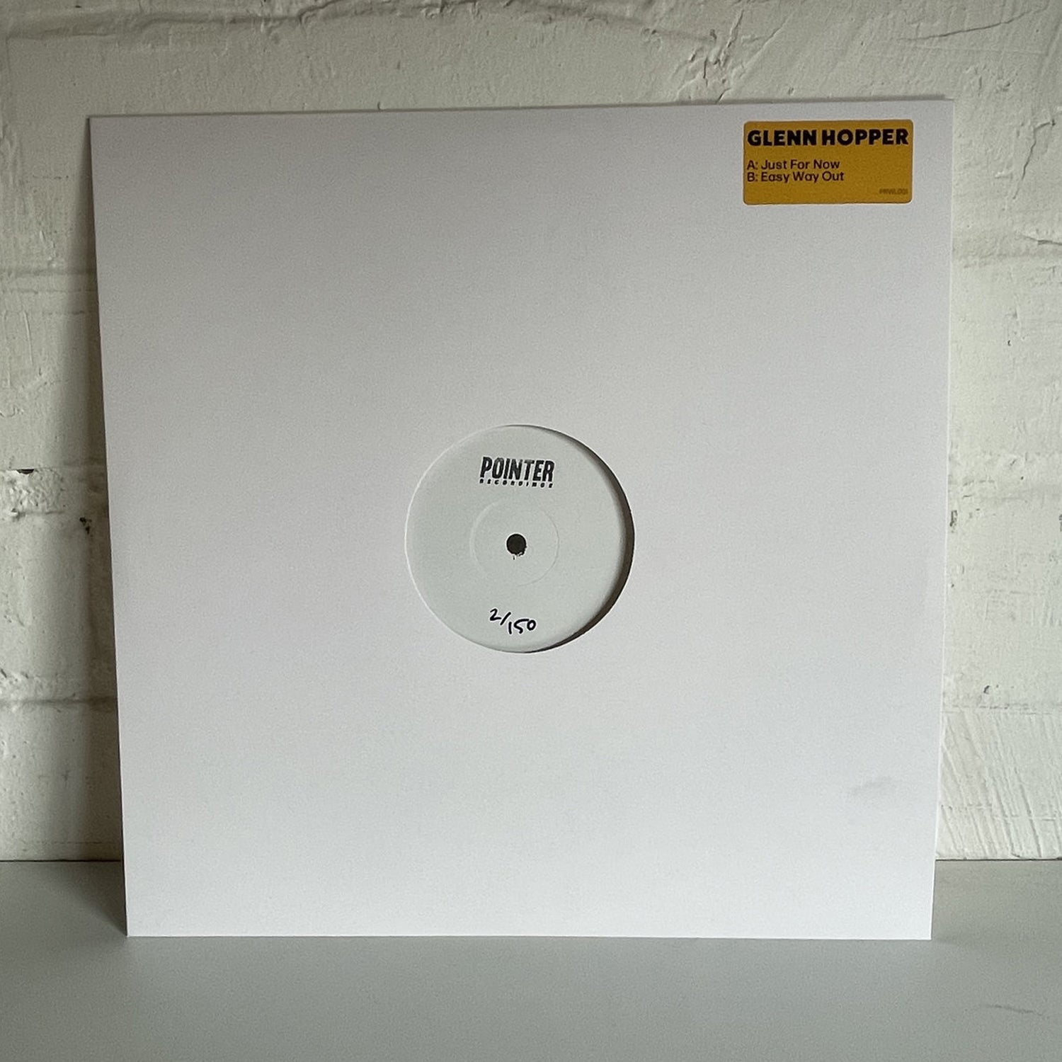 Glenn Hopper - Just For Now / Easy Way Out 12" (Black Vinyl)