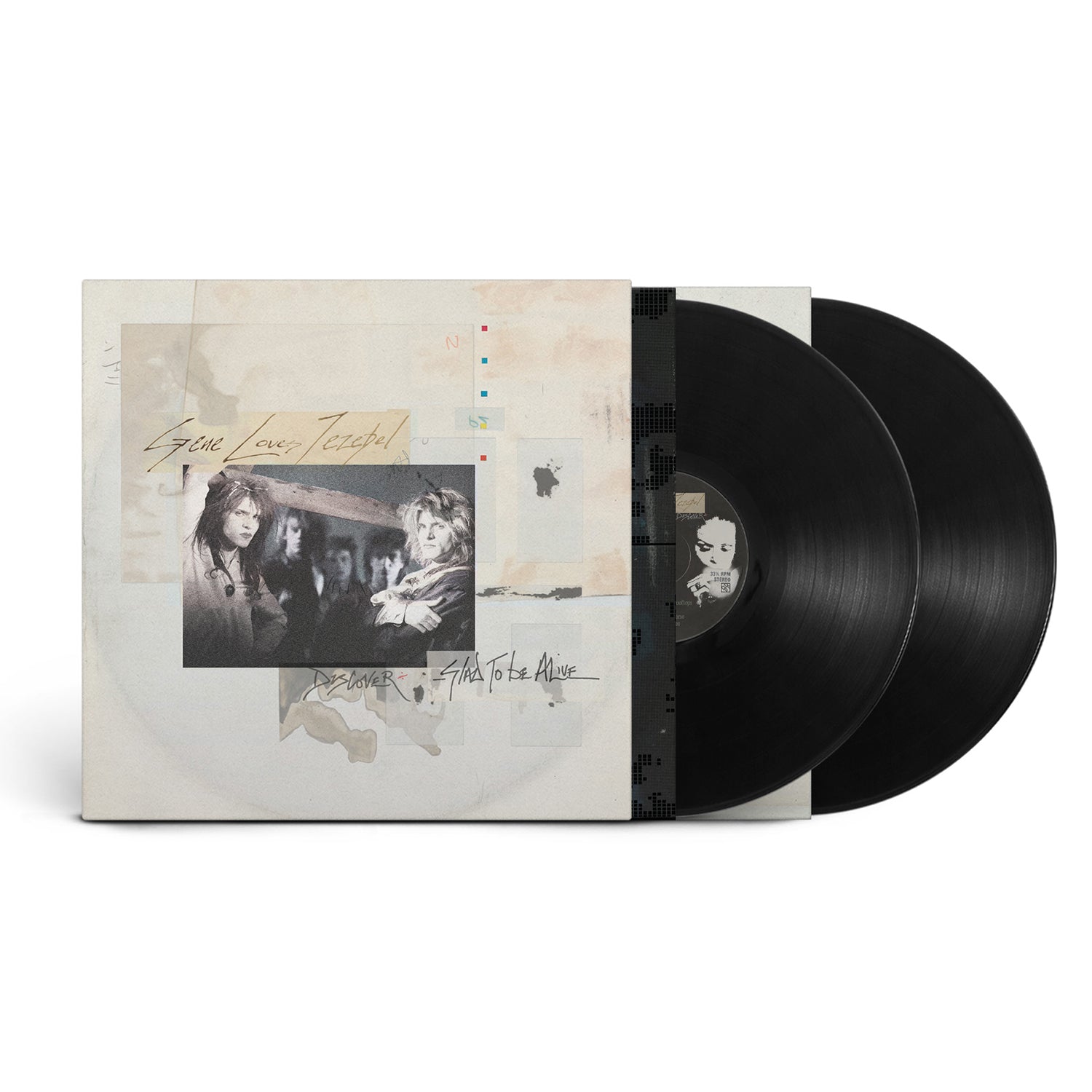Gene Loves Jezebel - Discover + Glad To Be Alive 2LP (Black Vinyl)