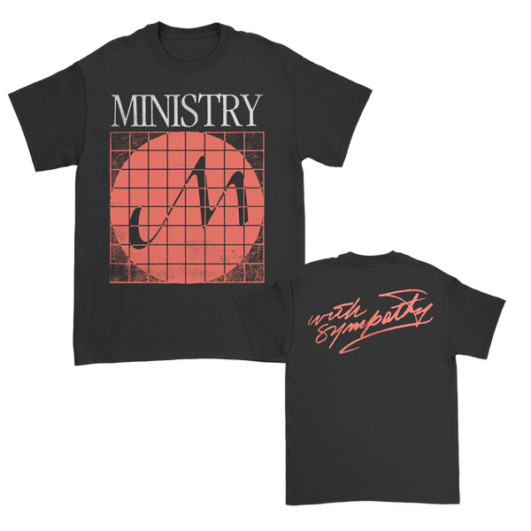 Ministry - With Sympathy Grid Logo T-Shirt (Black)