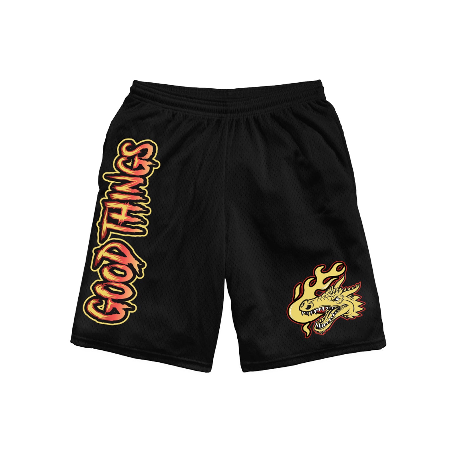 Good Things - Dragon Mosh Shorts (Black)