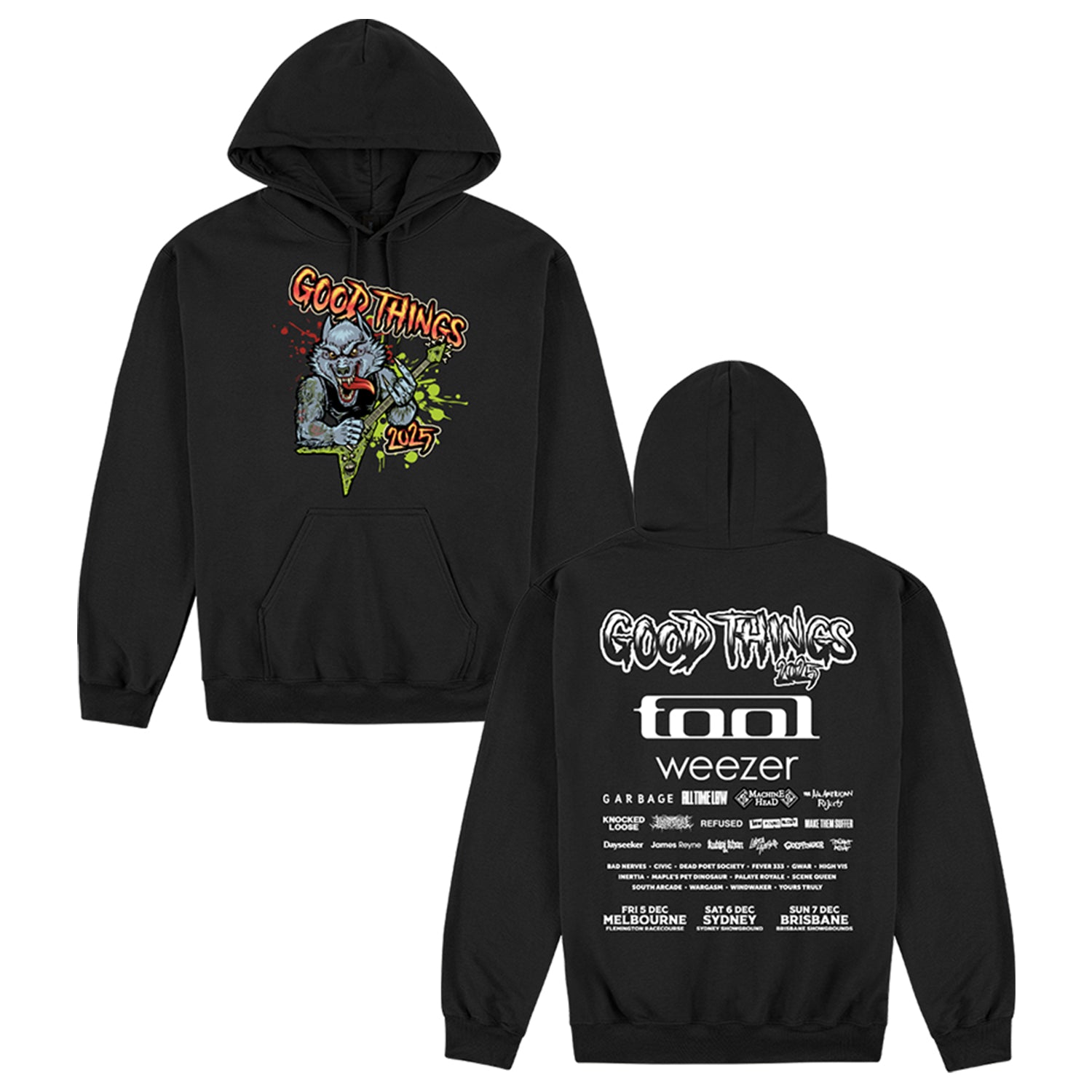 Good Things - Wolfman Hoodie (Black)