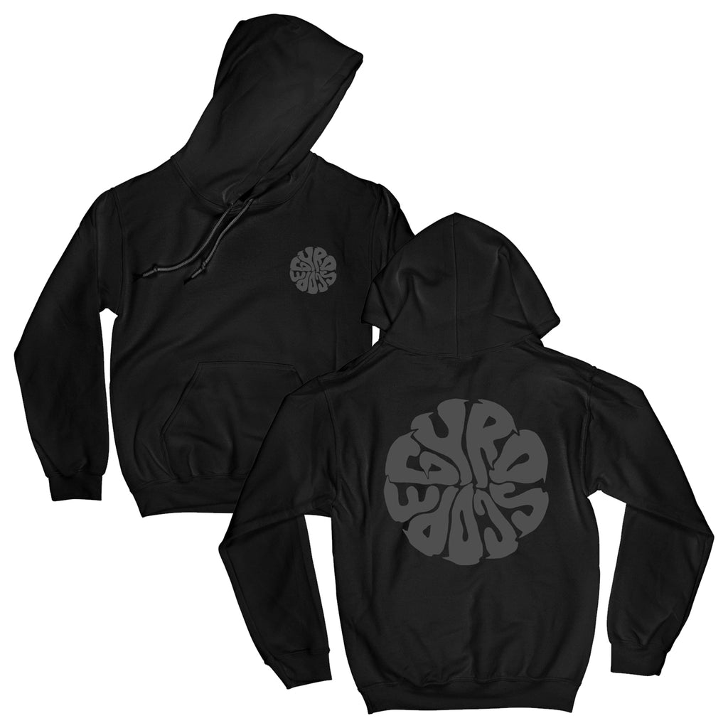 Gyroscope - Liquid Logo Hoodie (Black w/ Charcoal)