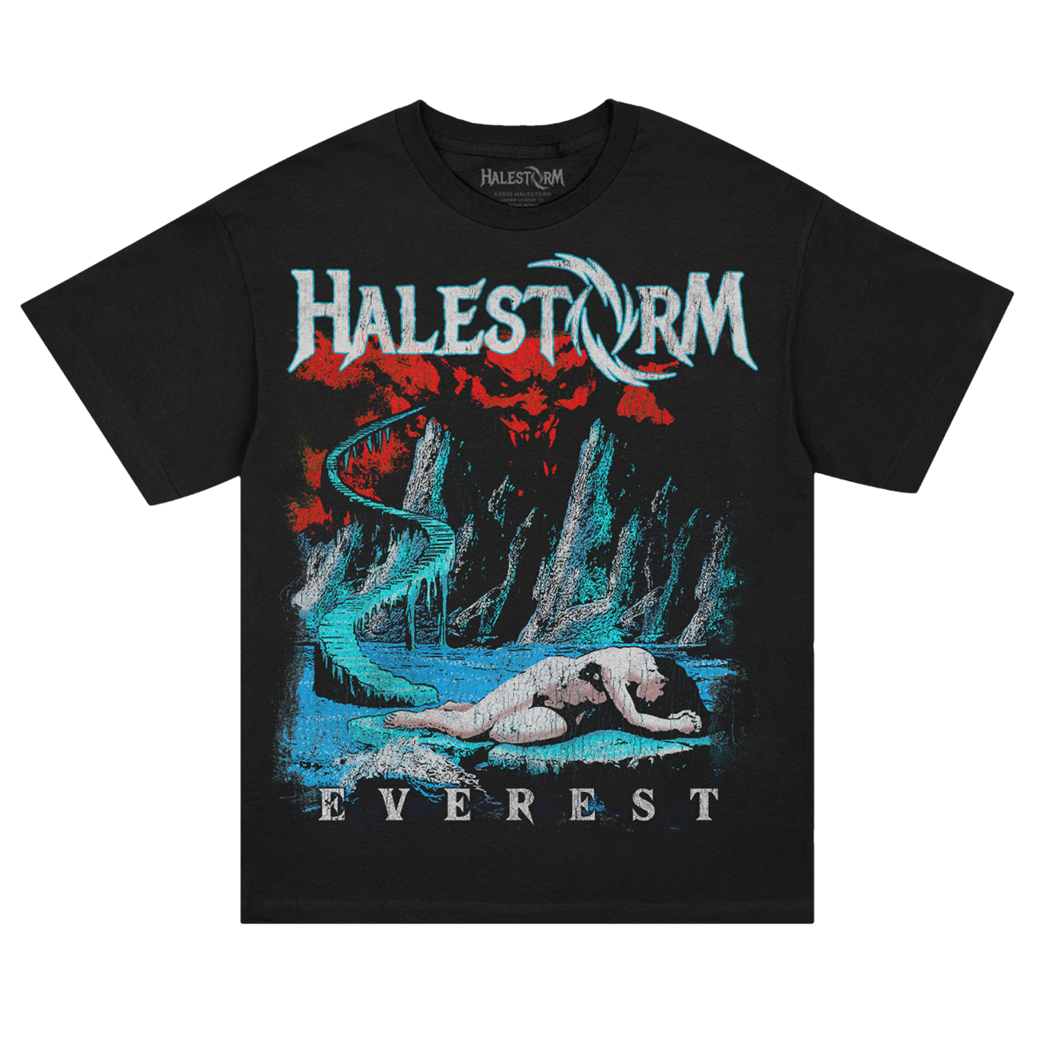 Halestorm - Distressed Everest T-Shirt (Black)