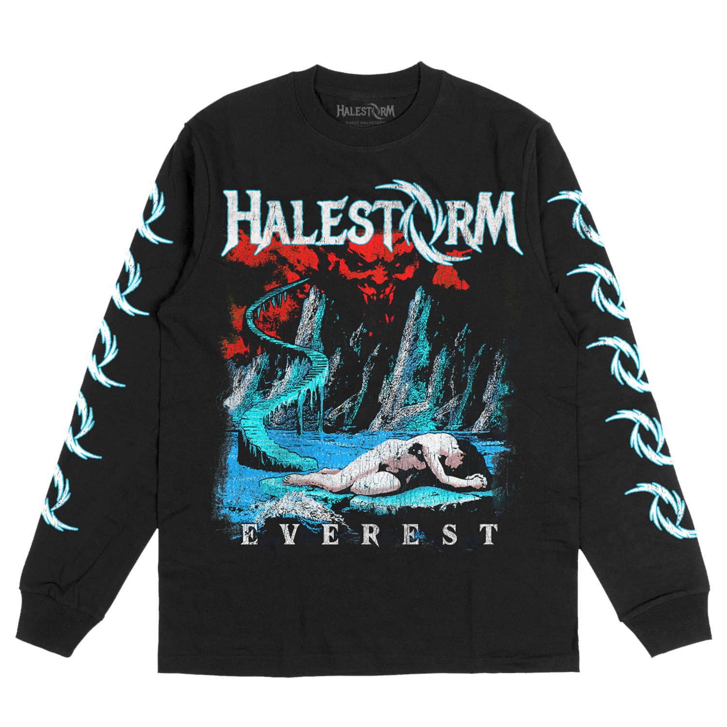 Halestorm - Distressed Everest Longsleeve (Black)