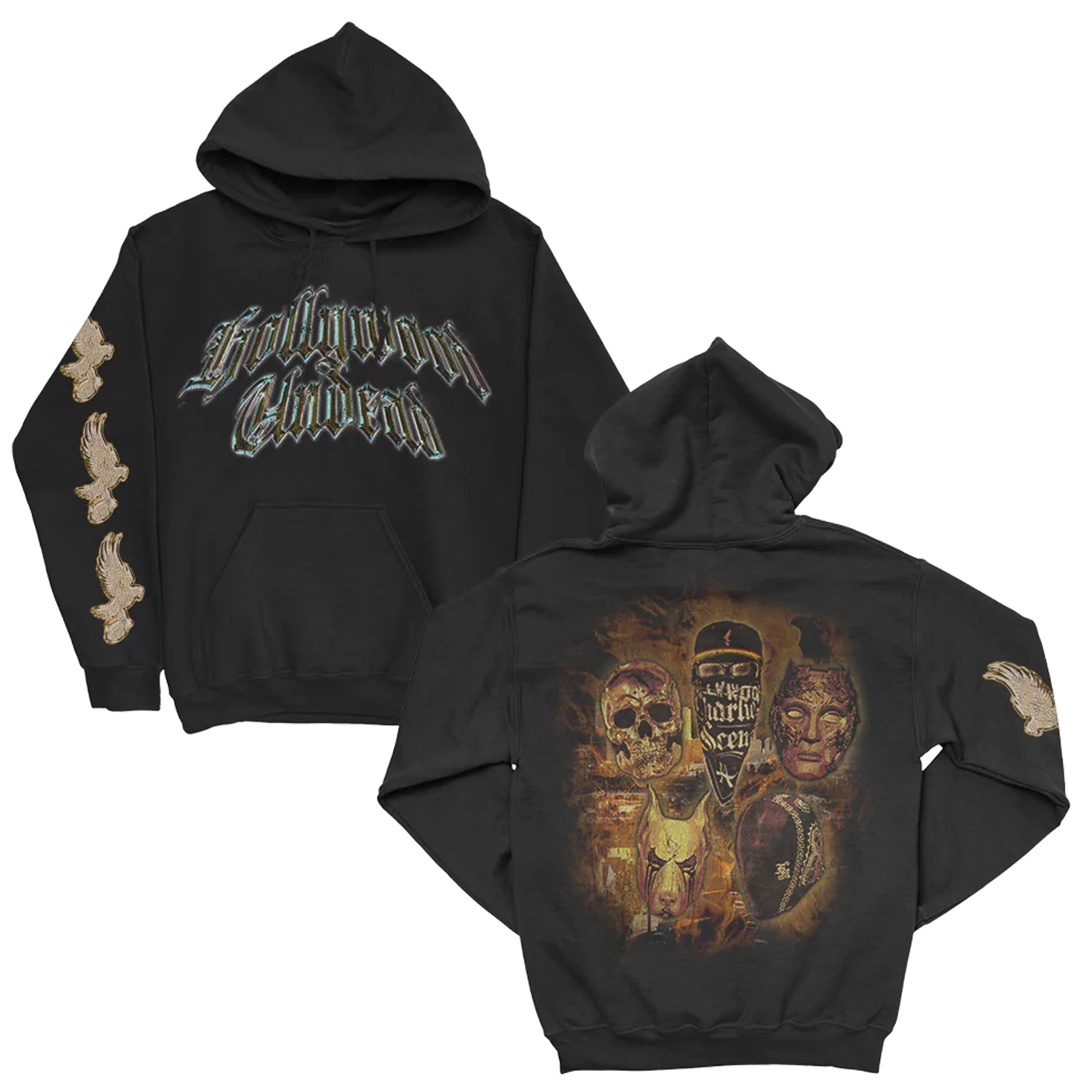 Hollywood Undead - Bling Pullover Hoodie (Black)