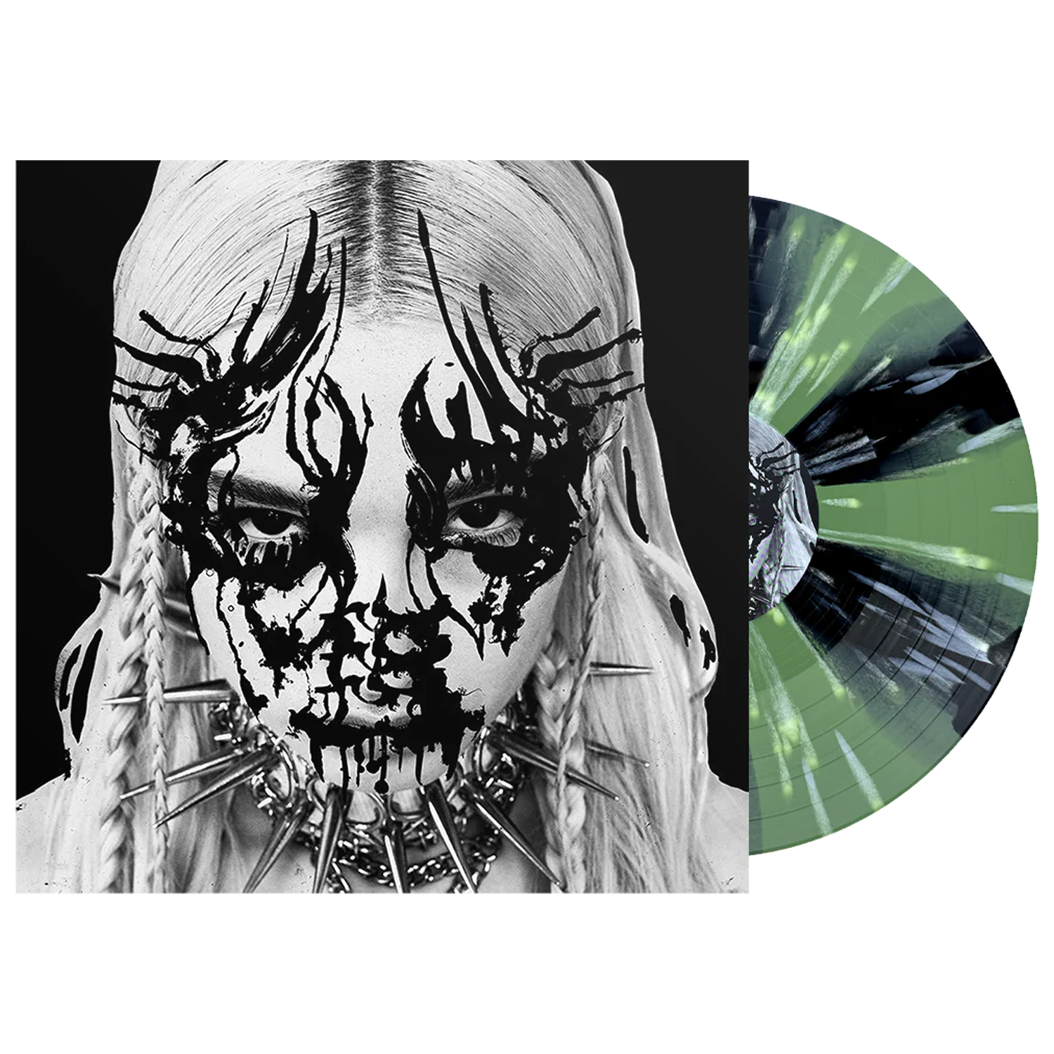 Poppy - 'I Disagree' Vinyl (Black + Olive Green Cornetto w/ White Splatter)