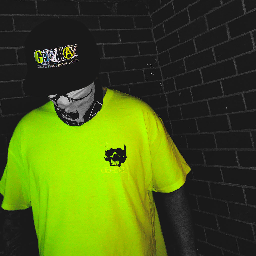G59 - G59 Skull T-Shirt (Safety Green)