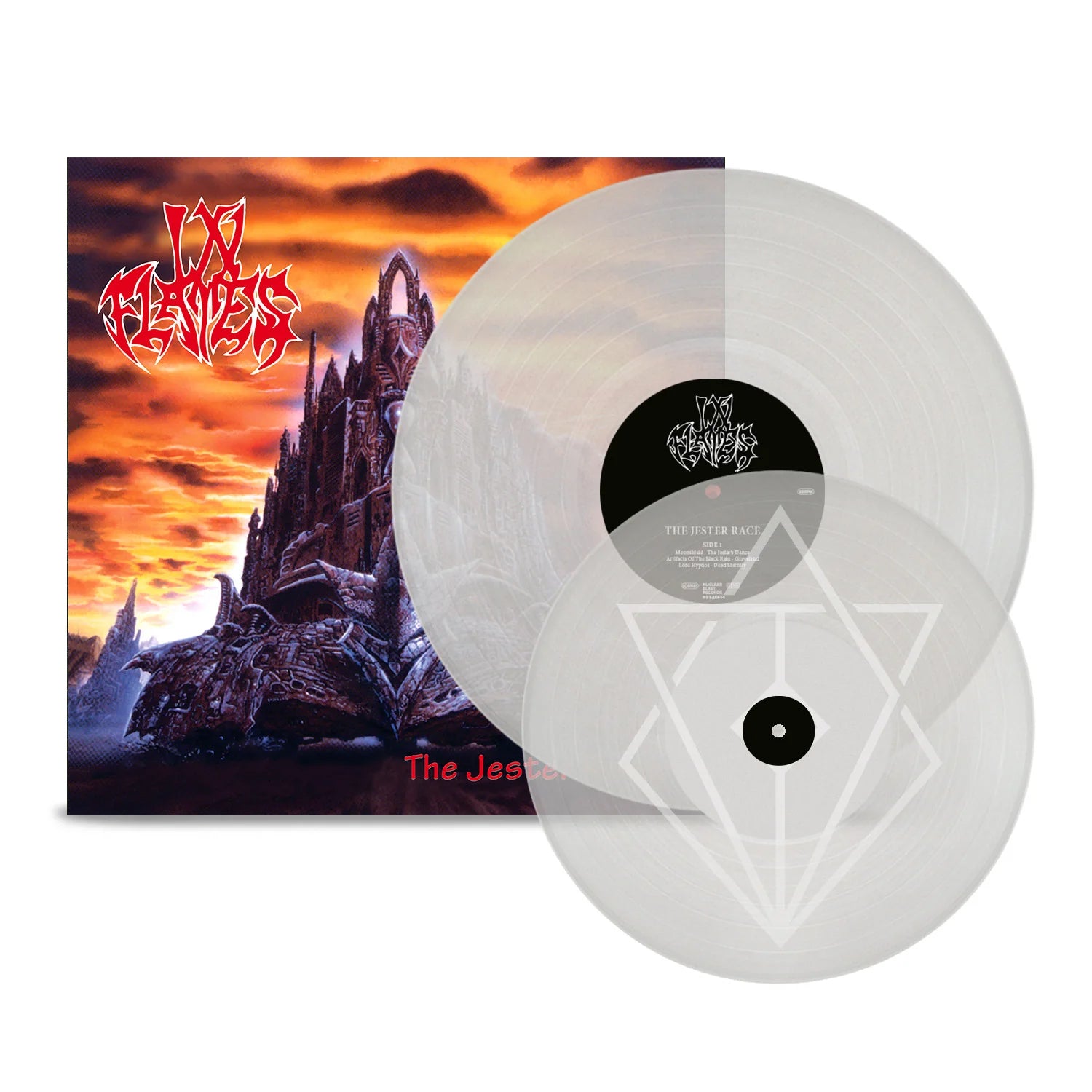 In Flames - The Jester Race Reissue Vinyl LP + Black-Ash Inheritance 10" EP (Crystal Clear Vinyl)