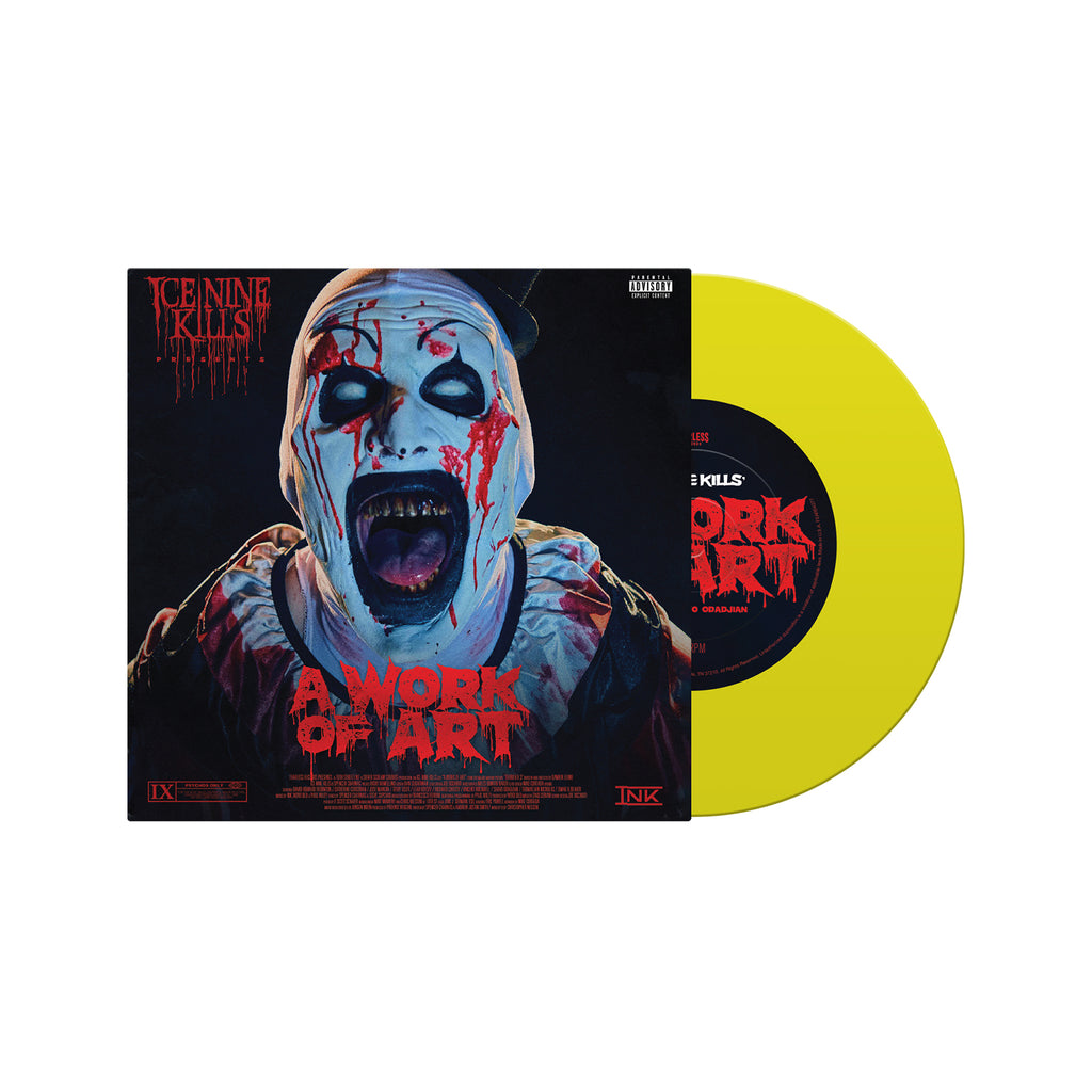 Ice Nine Kills - A Work of Art 7" Vinyl (Yellow)