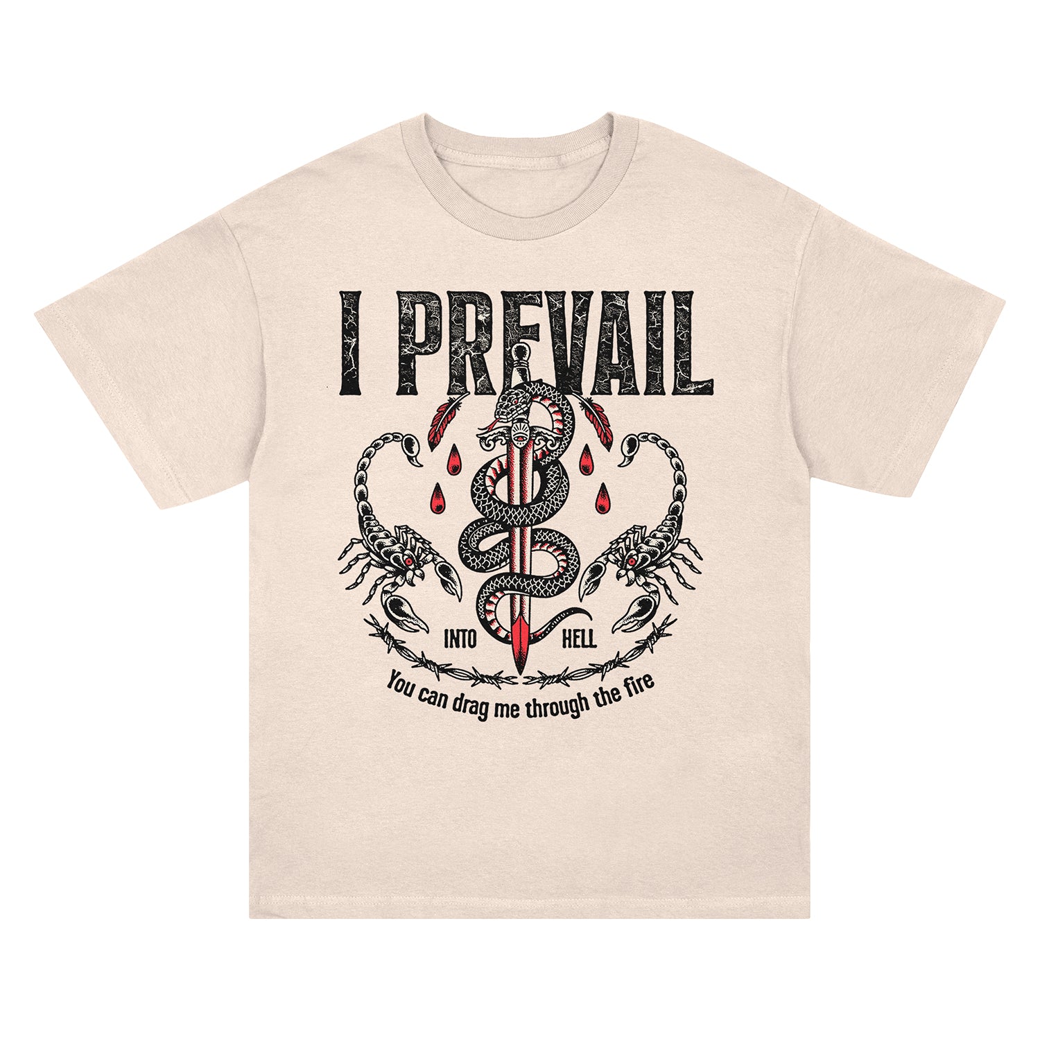 I Prevail - Into Hell Tee (Ecru)