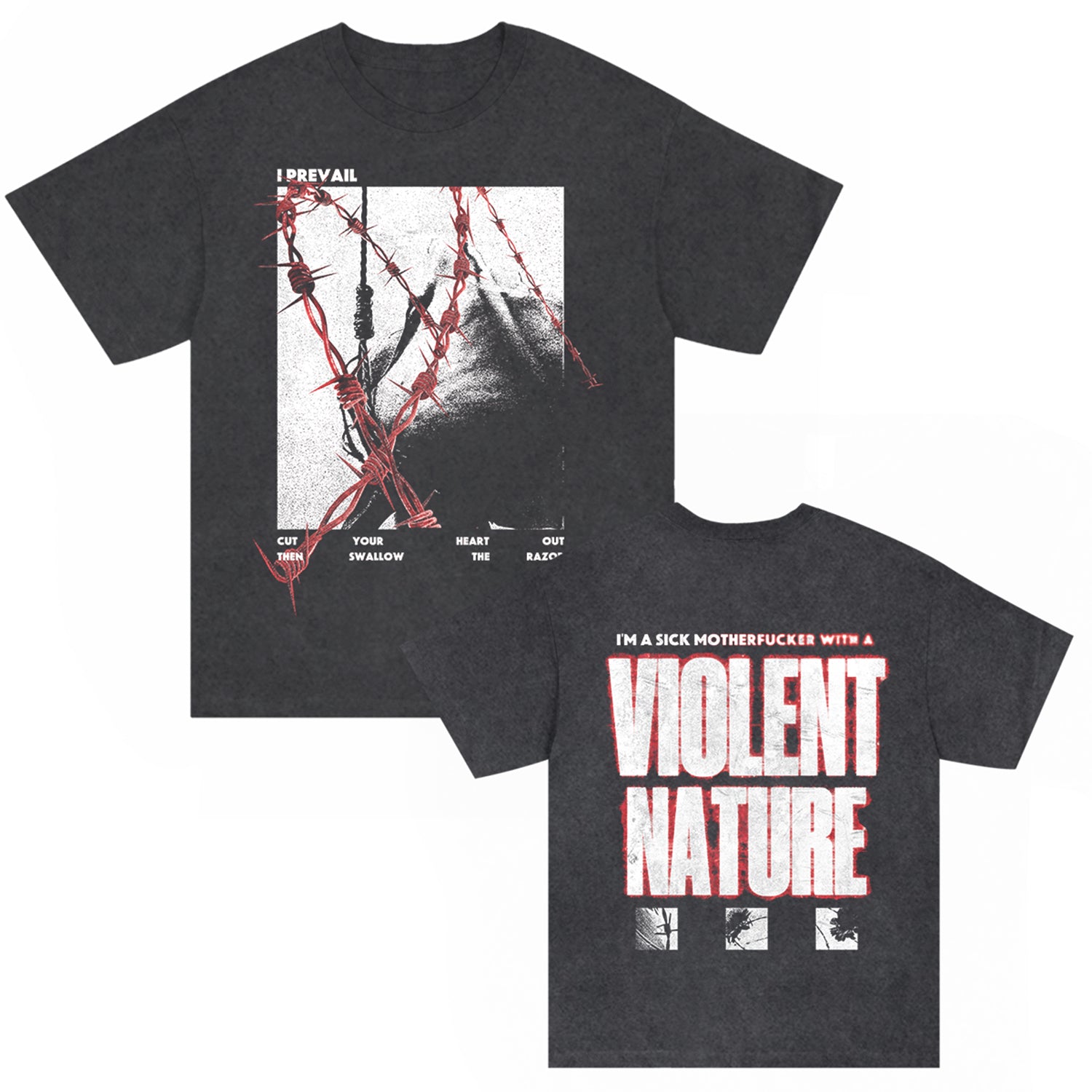 I Prevail - Violent Nature Tee (Vintage Black)