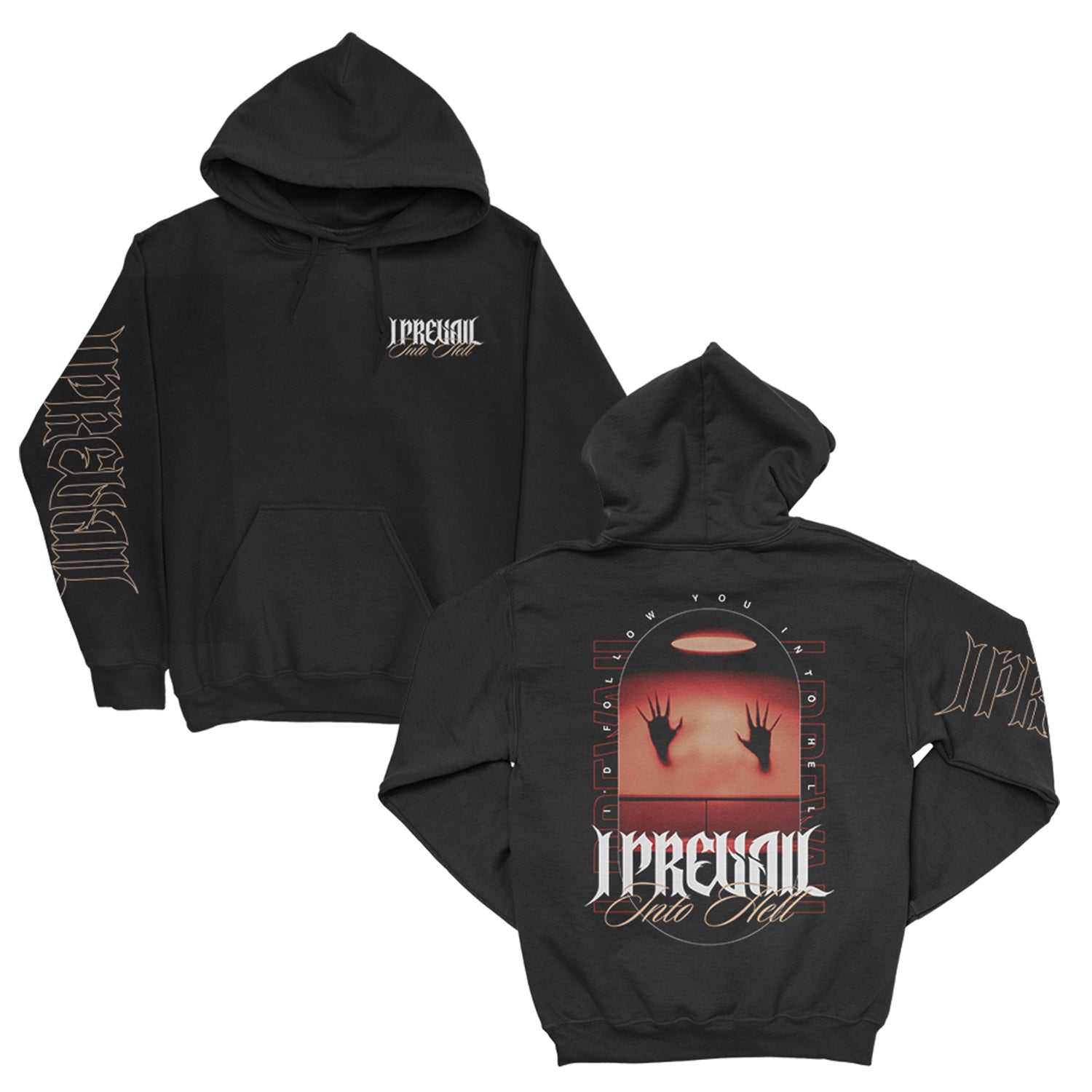 I Prevail - Into Hell Pullover Hoodie (Black)