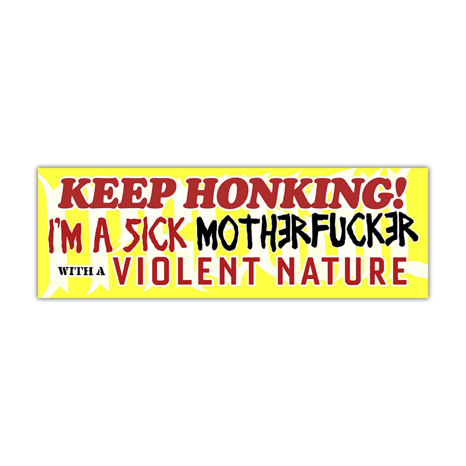 I Prevail - Violent Nature Bumper Sticker