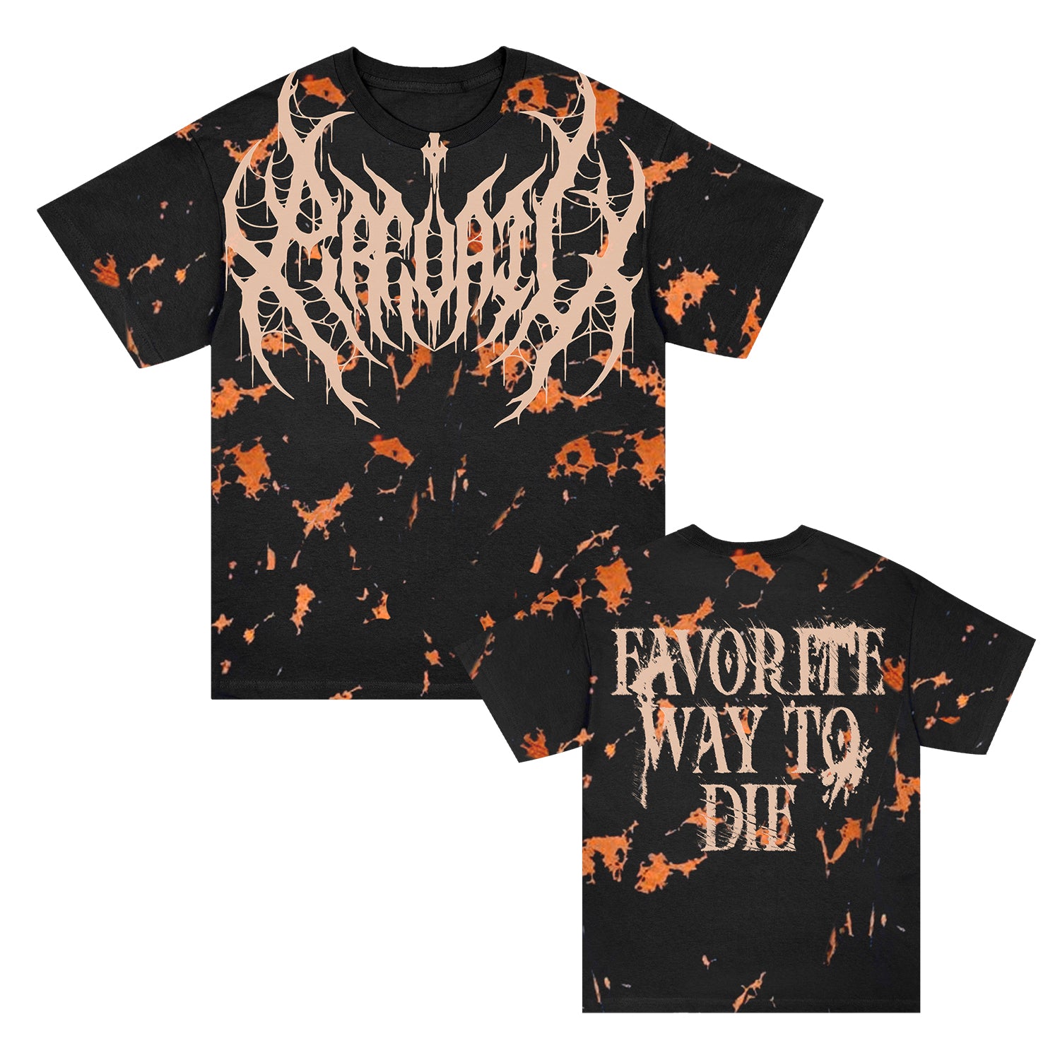 I Prevail - Favorite Way To Die T-Shirt (Bleach Dye)