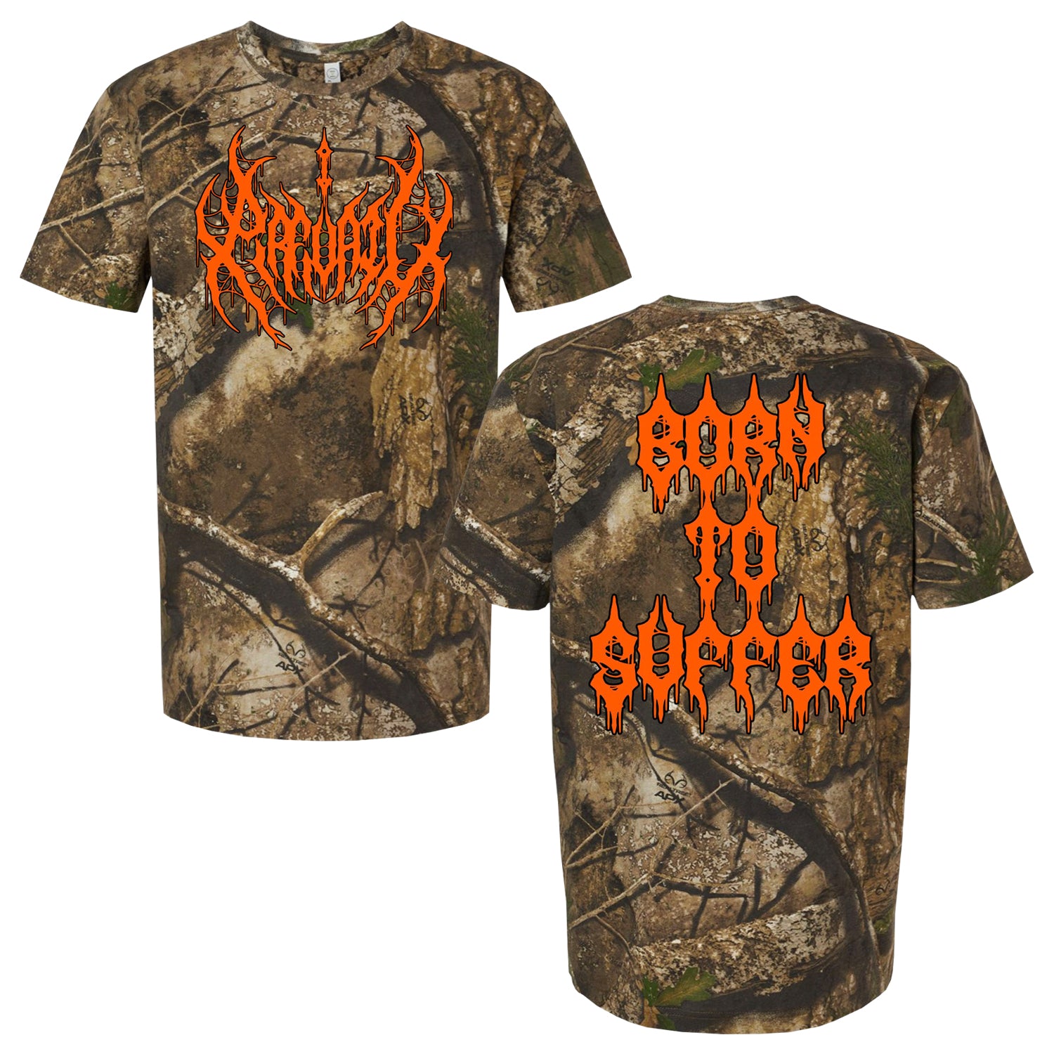I Prevail - Born To Suffer T-Shirt (Real Tree Camo)