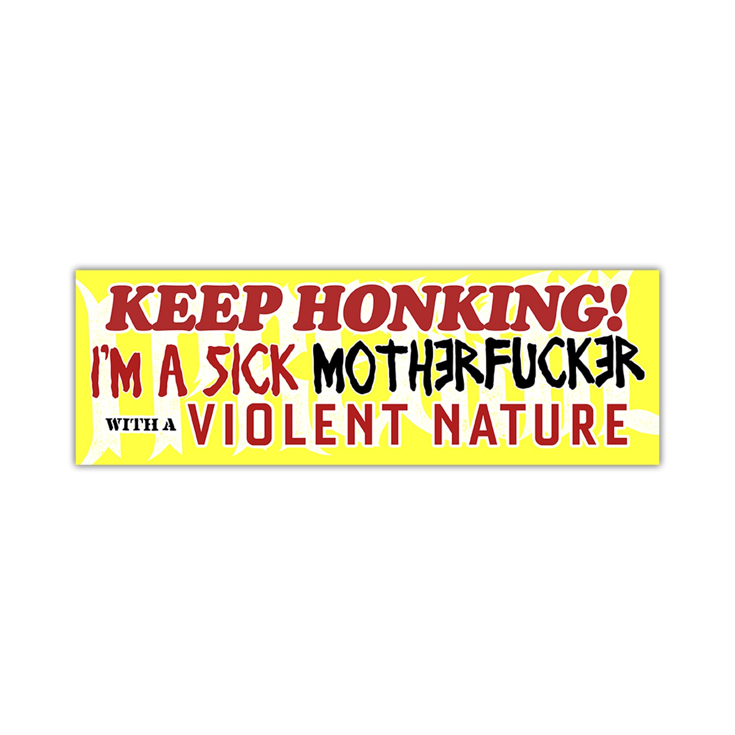 I Prevail - Violent Nature Bumper Sticker - Tour Edition