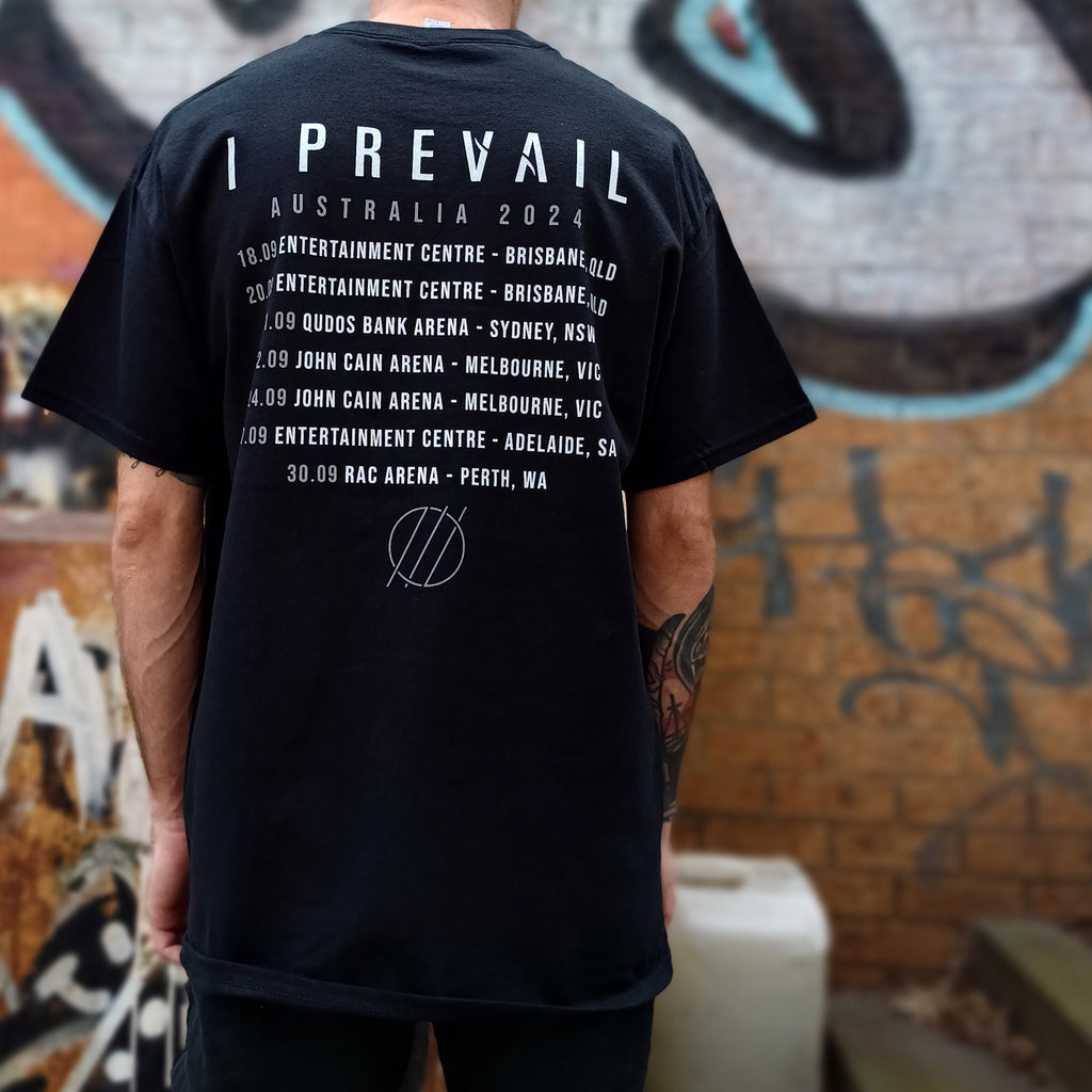 I Prevail - AUS Tour 2024 T-Shirt (Black)