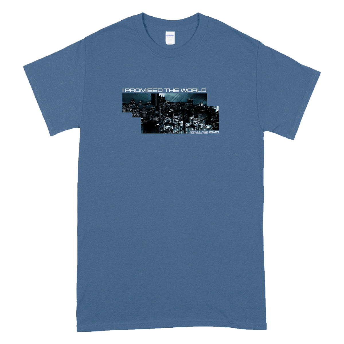 I Promised the World - Dallas Power Lines T-Shirt (Blue)