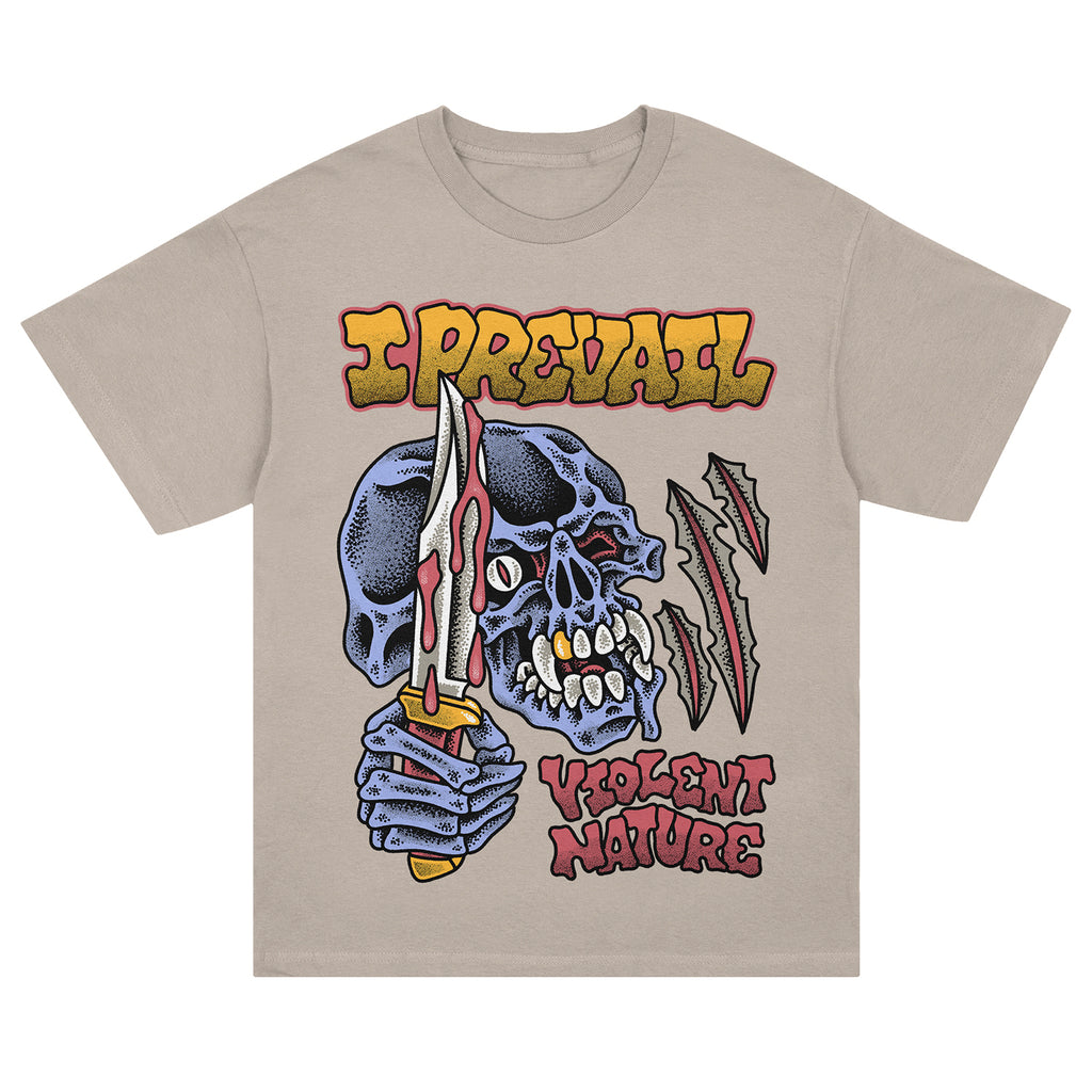 I Prevail - Violent Blade T-Shirt (Faded Khaki)