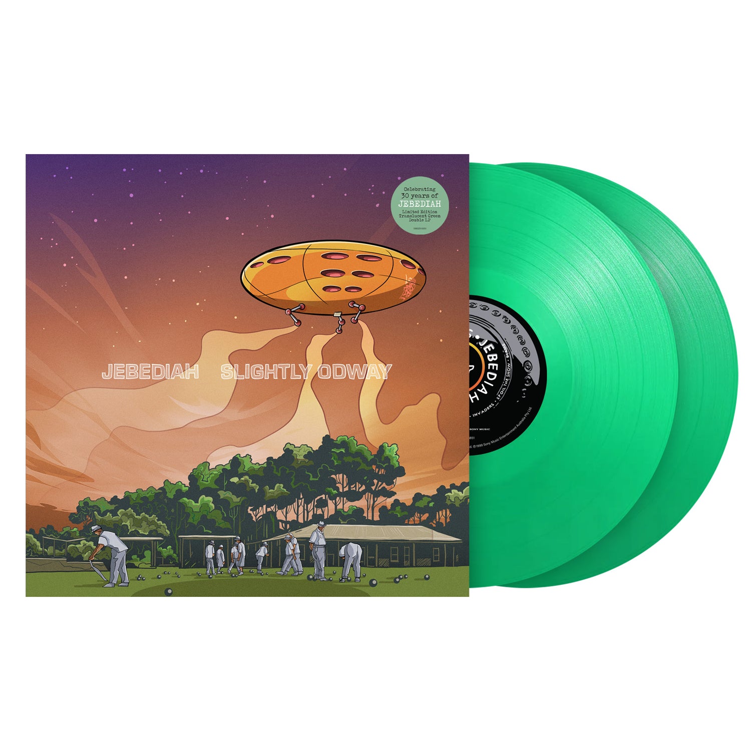 Jebediah - Slightly Odway 2LP (30th Anniv Deluxe Edition Translucent Green Vinyl)