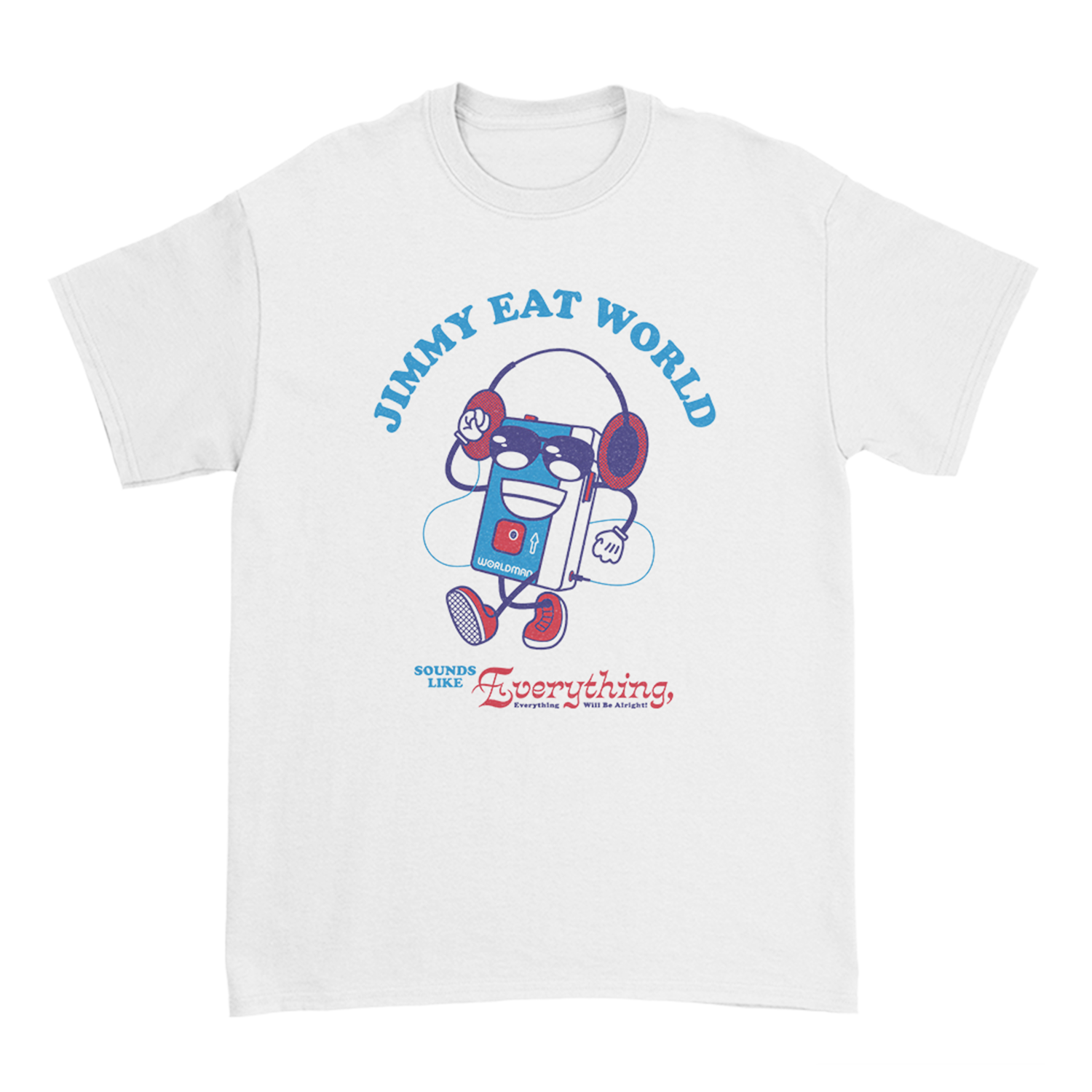 Jimmy Eat World - Worldman T-Shirt (White)
