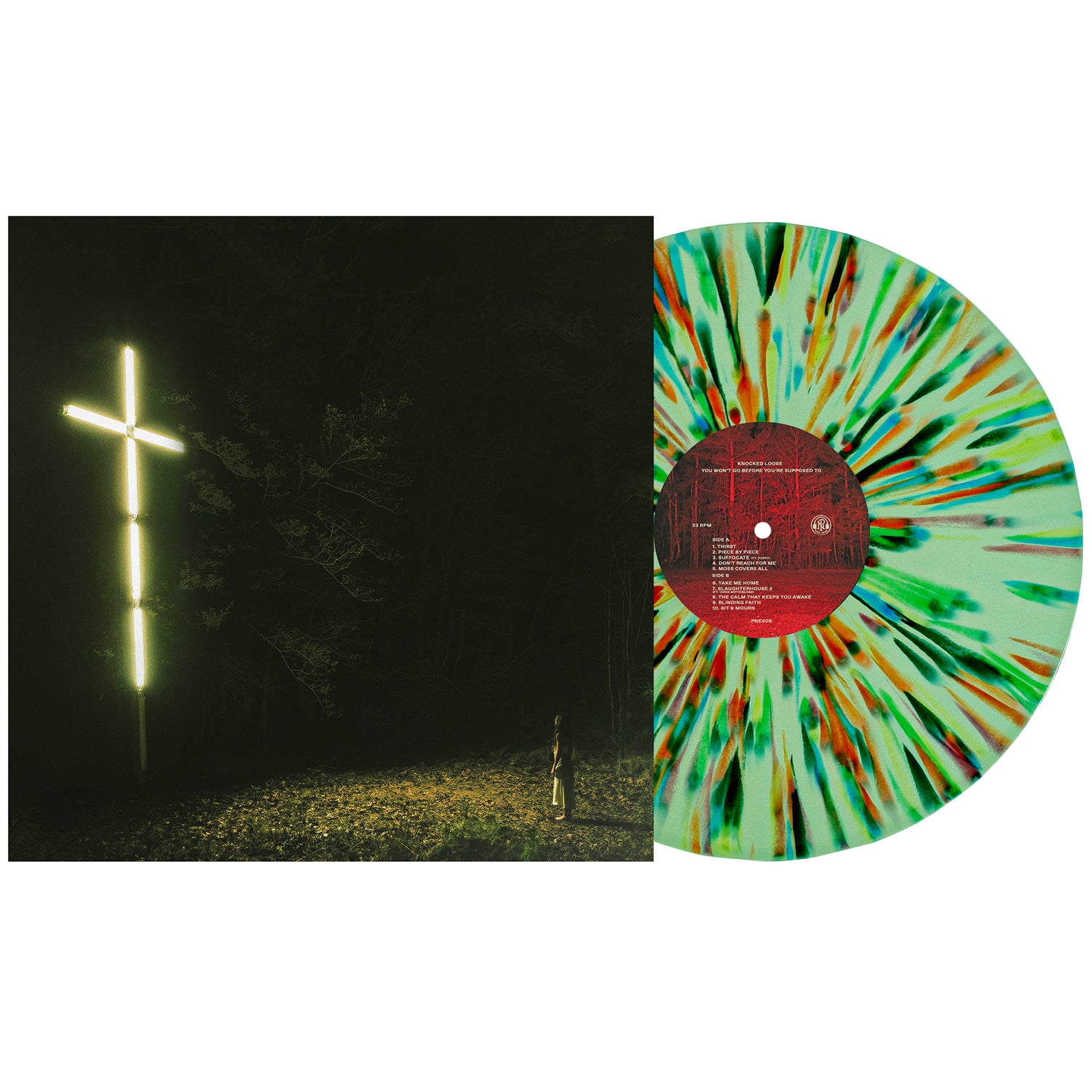 Knocked Loose - You Won’t Go Before You’re Supposed To 12" Vinyl (Mint w/ Rainbow Splatter LP)