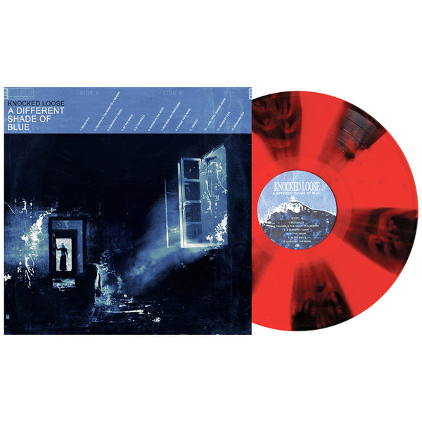 Knocked Loose - A Different Shade Of Blue 12" Vinyl (Black ice & Blood Red Pinwheel w/ Red Splatter)