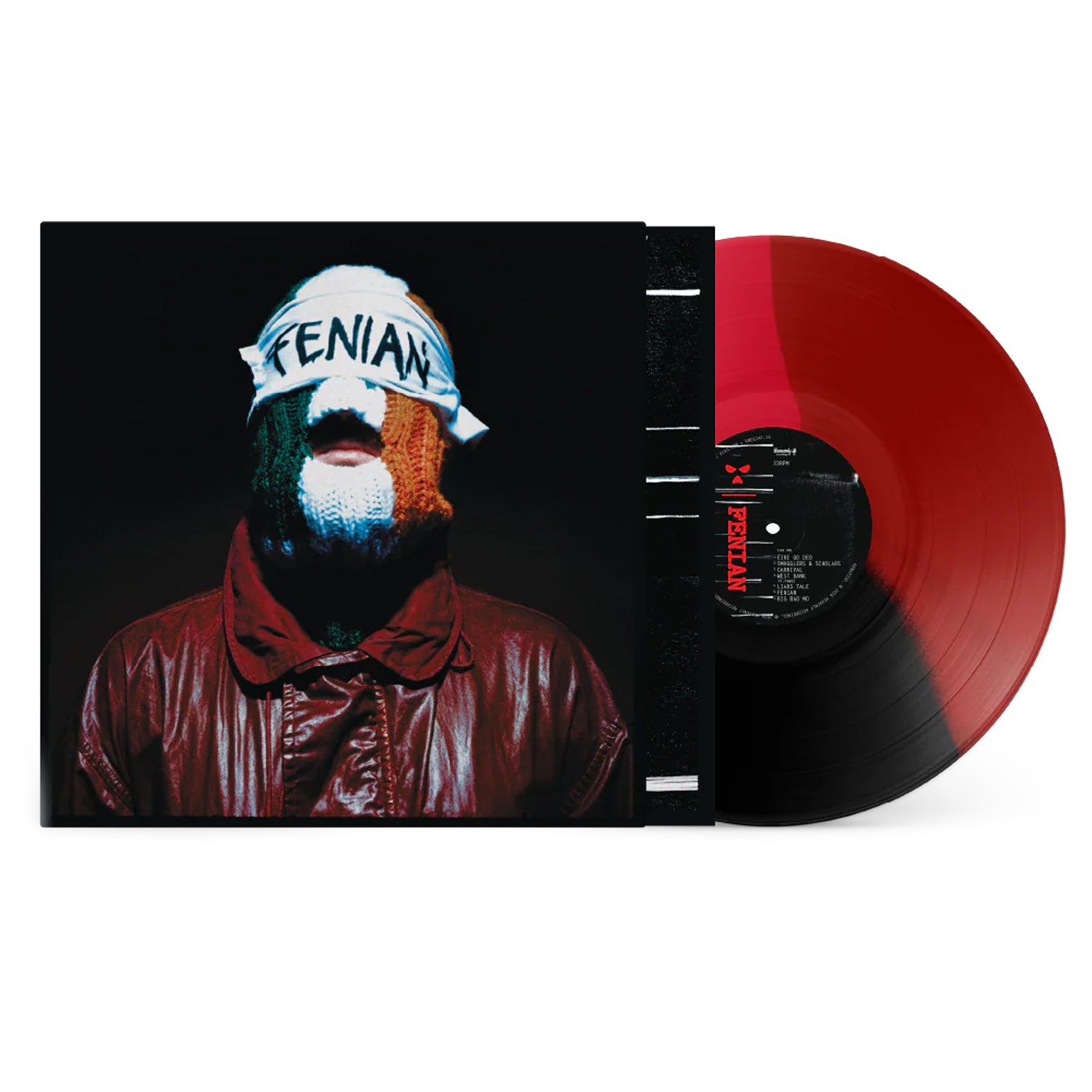 KNEECAP - Fenian LP (Red and Black Tri Colour Vinyl)