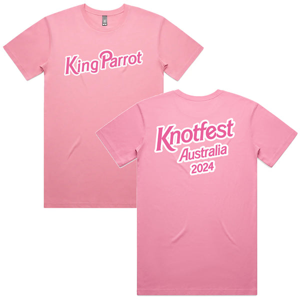 King Parrot - Barbie T-Shirt (Pink) - Knotfest Limited Edition
