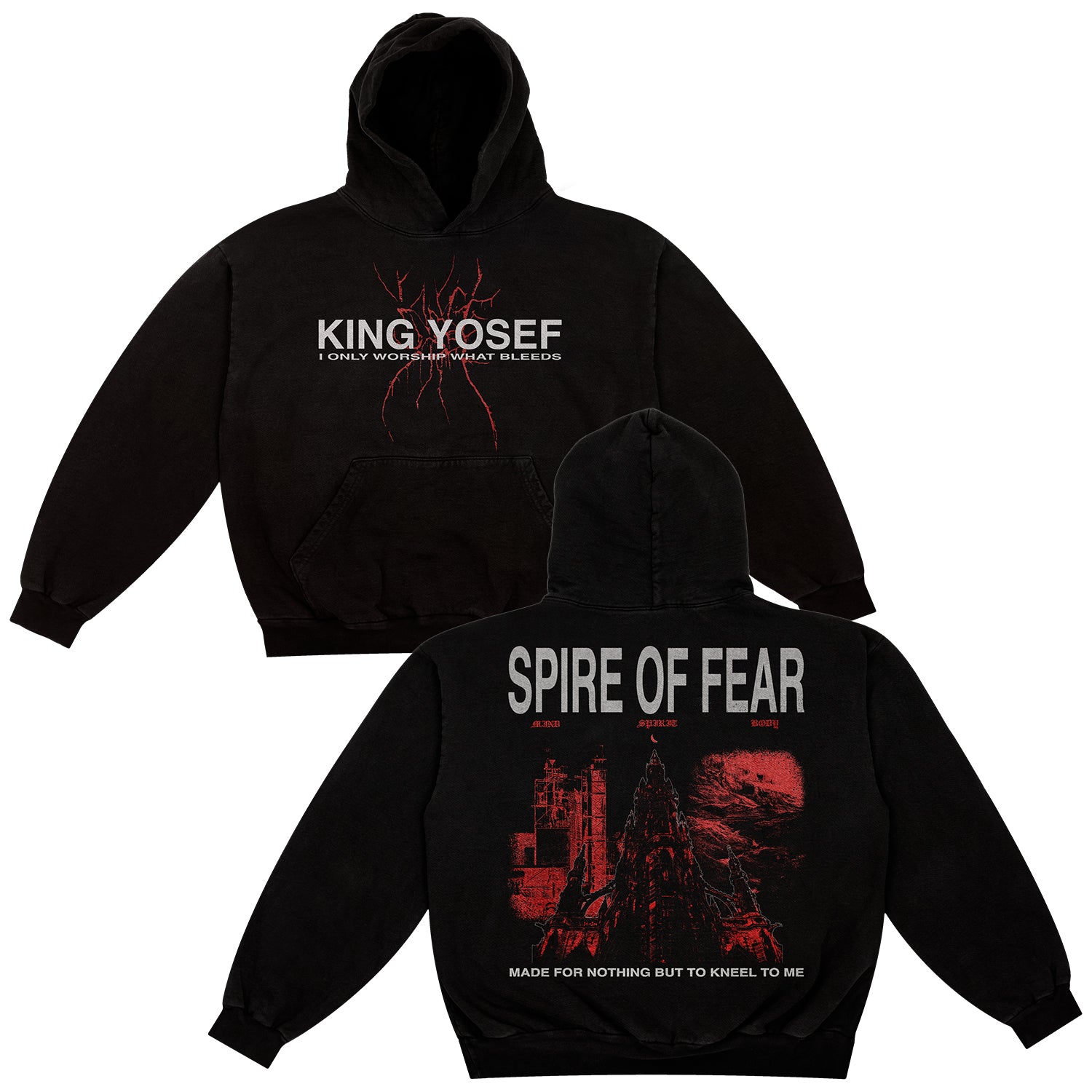 King Yosef - Spire Of Fear Hoodie (Black)