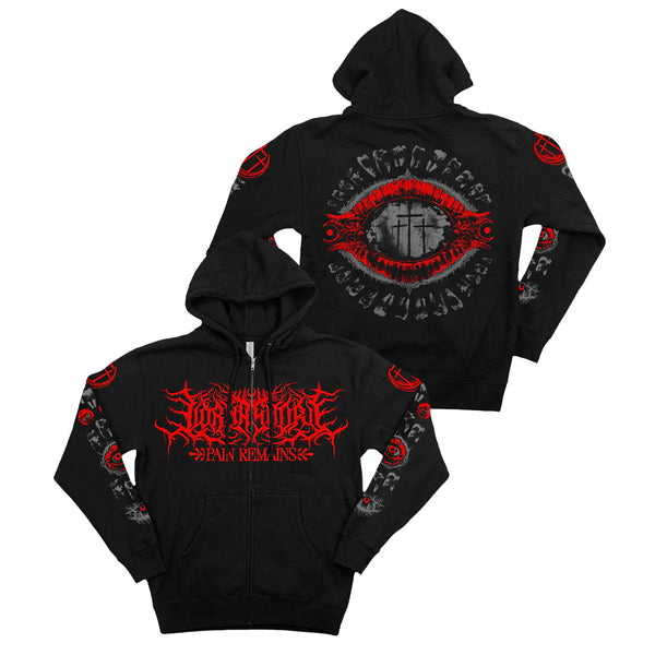 Lorna Shore - Teeth Zip Up Hoodie (Black)