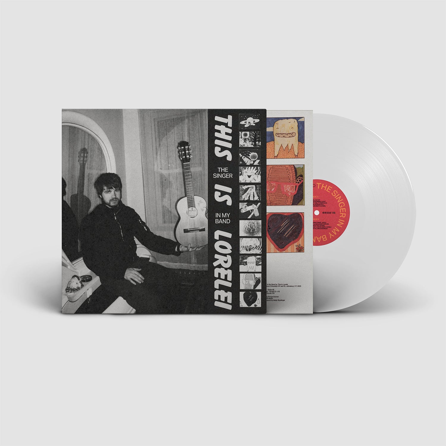 This Is Lorelei - The Singer In My Band LP (White Vinyl) - Indie Store Exclusive