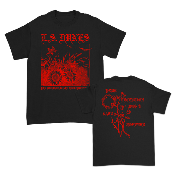 L.S Dunes - Flowers T-Shirt (Black)