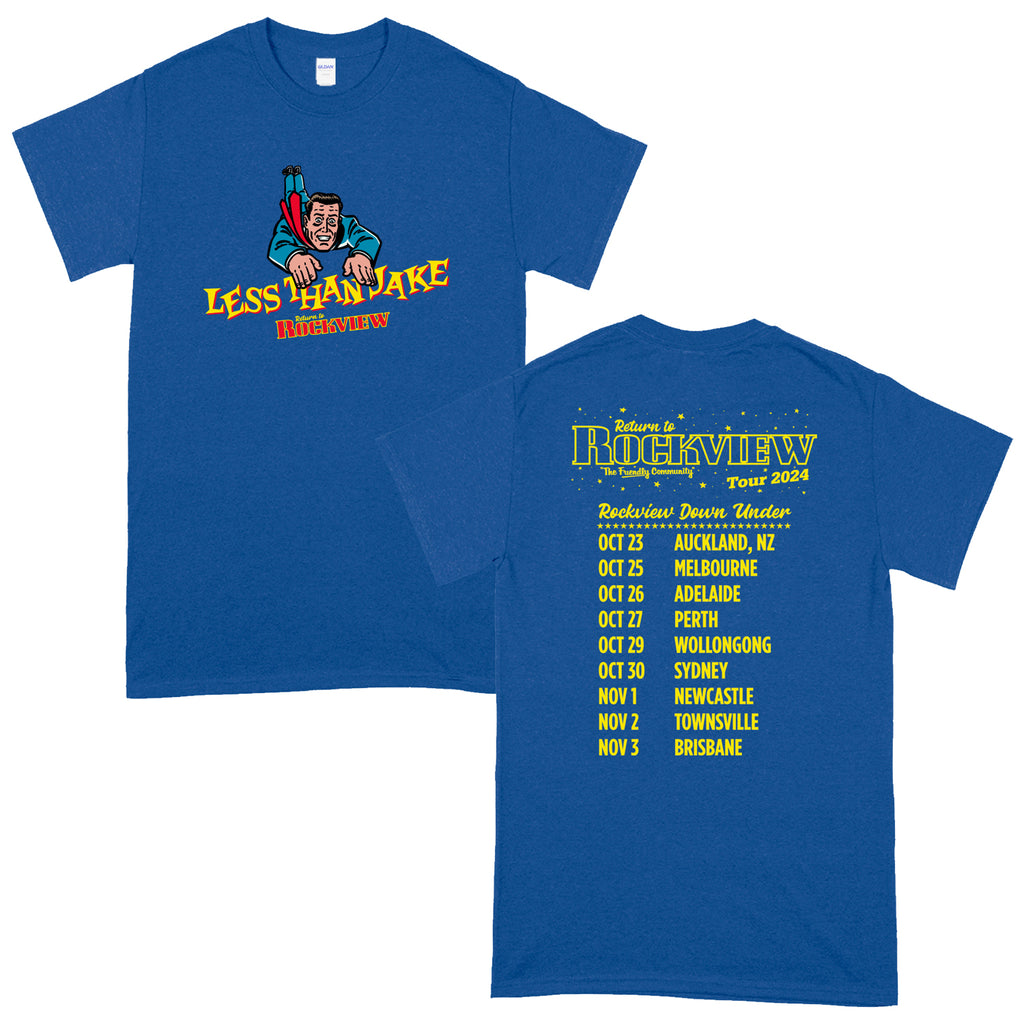 Less Than Jake - Hello Rockview T-Shirt (Blue)