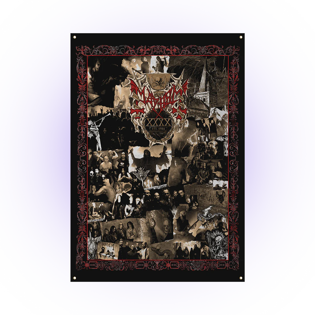 Mayhem - 40th Anniv. Collage Flag