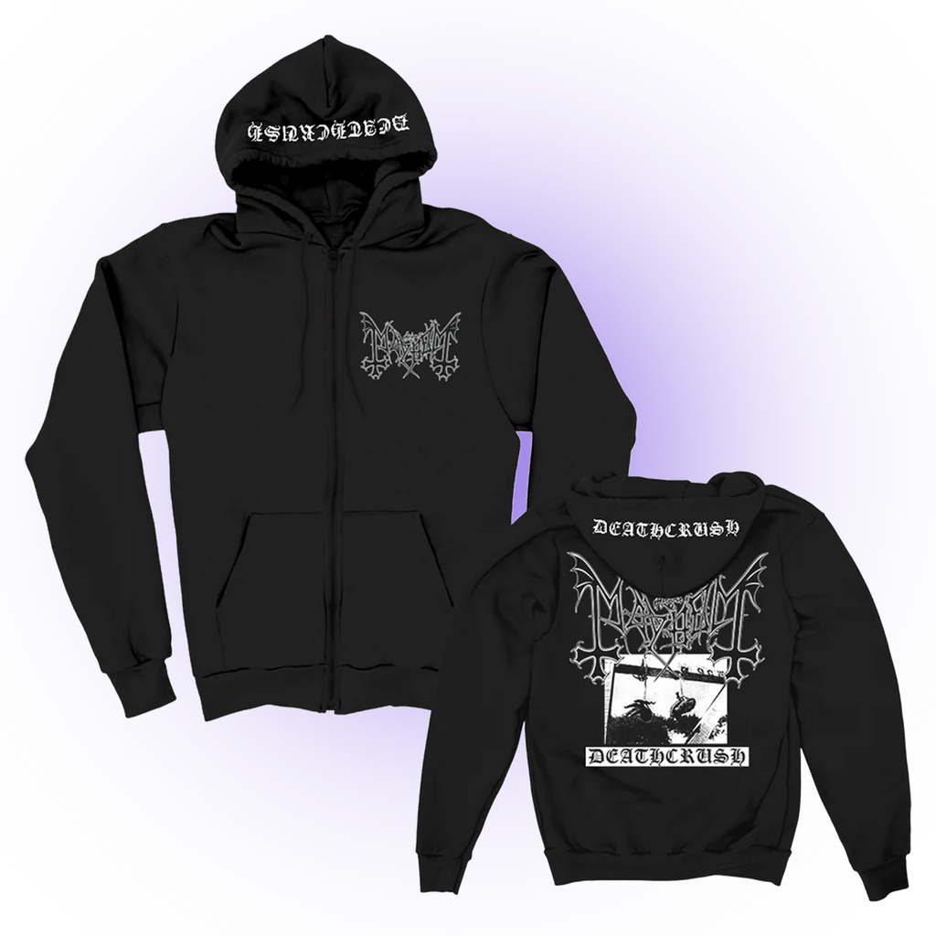Mayhem - Deathcrush Zip Up Hoodie (Black)