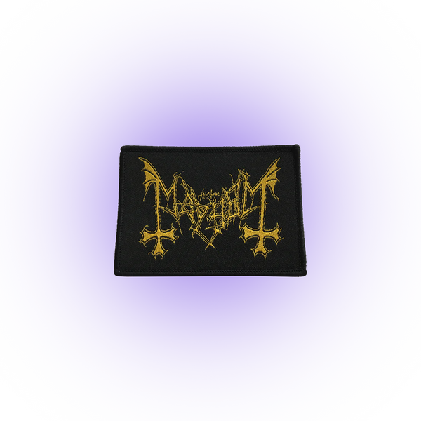 Mayhem - Gold Logo Patch