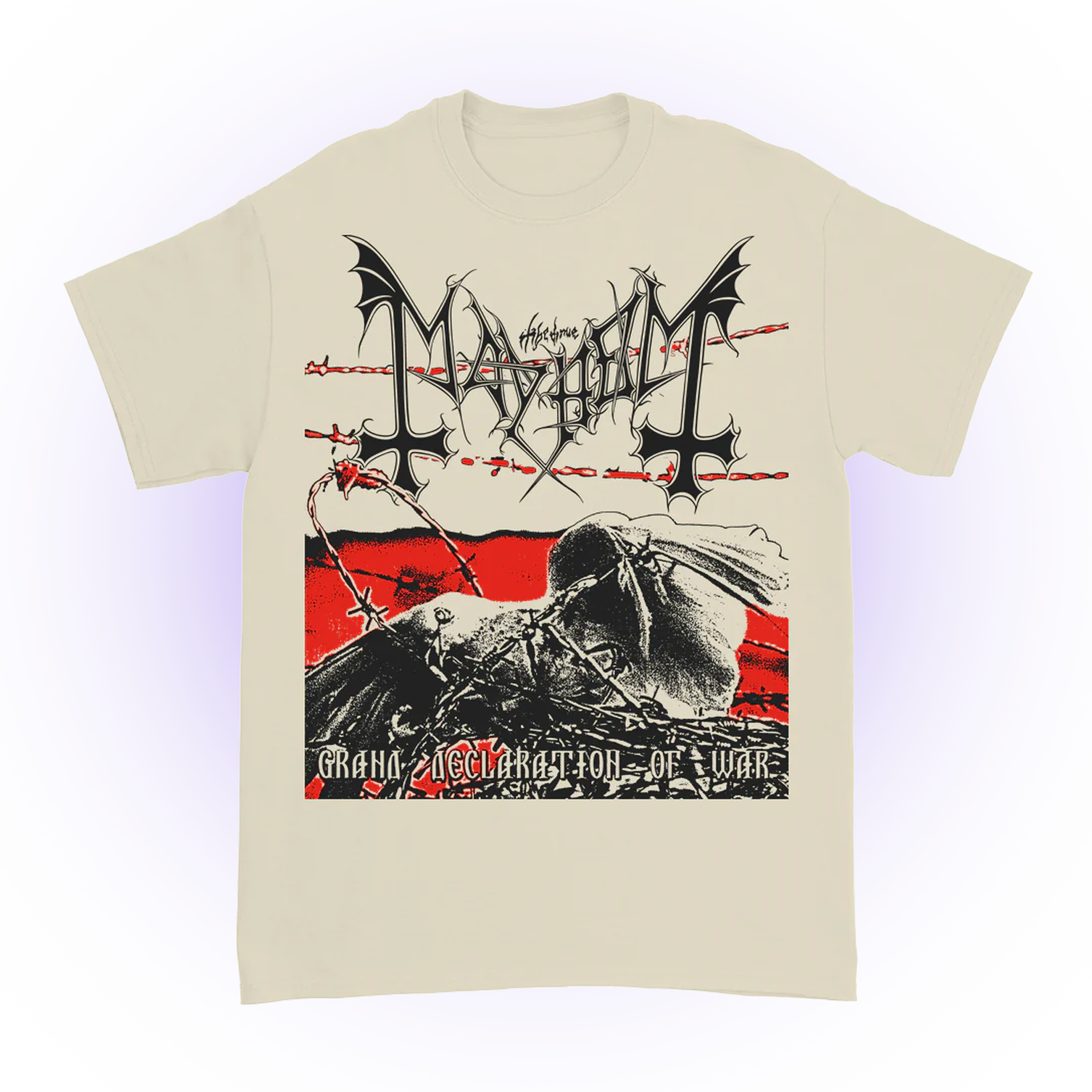 Mayhem Grand Declaration of War Tee (Sand)