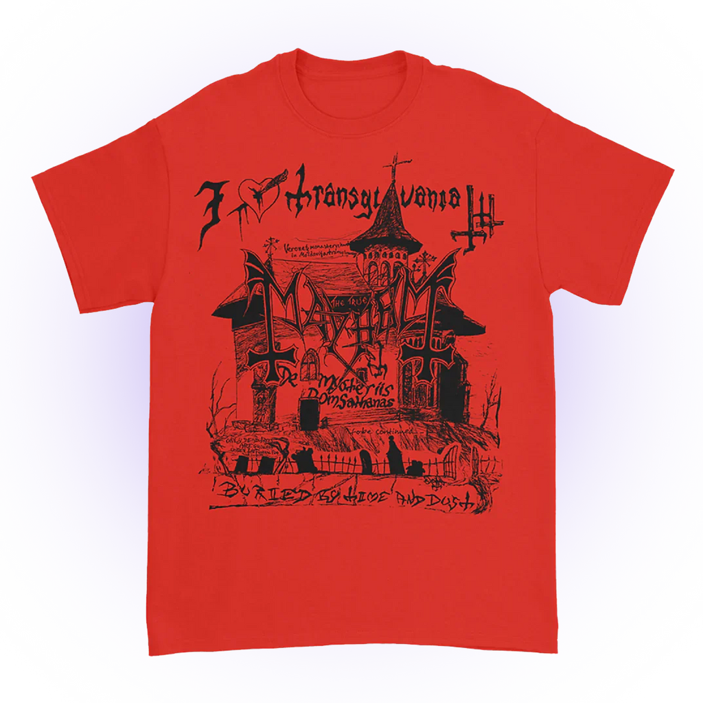 Mayhem - Transylvania Tee (Red)