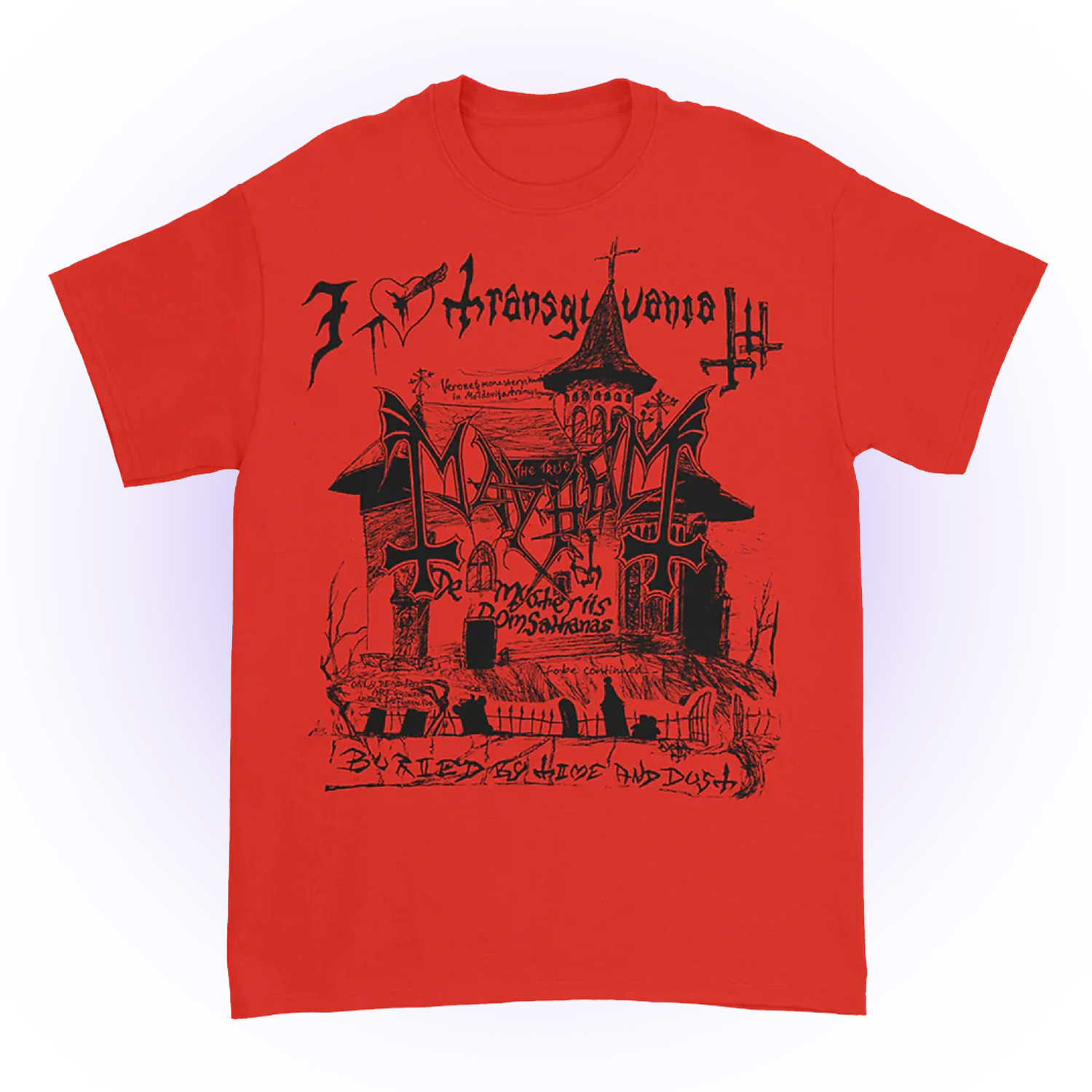 Mayhem - Transylvania Tee (Red)