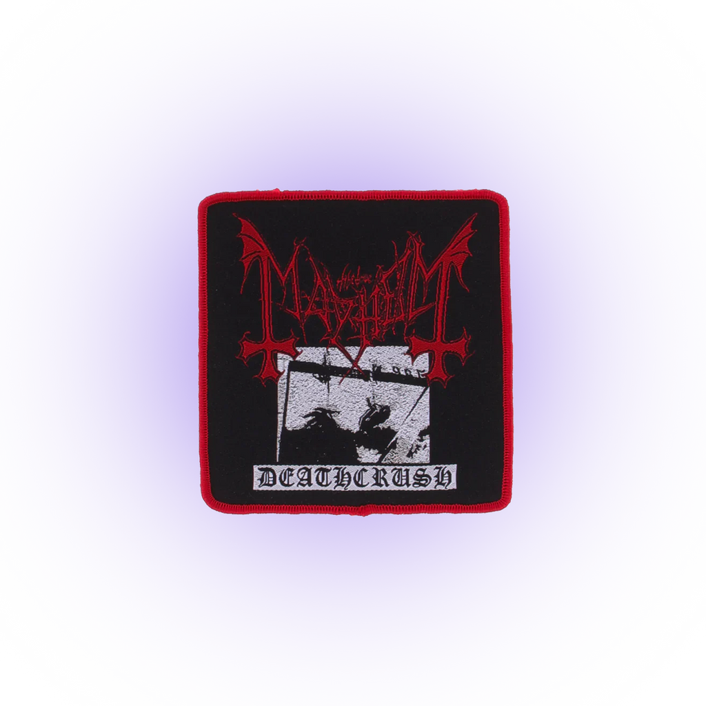 Mayhem - Deathcrush Embroidered Patch (Black)
