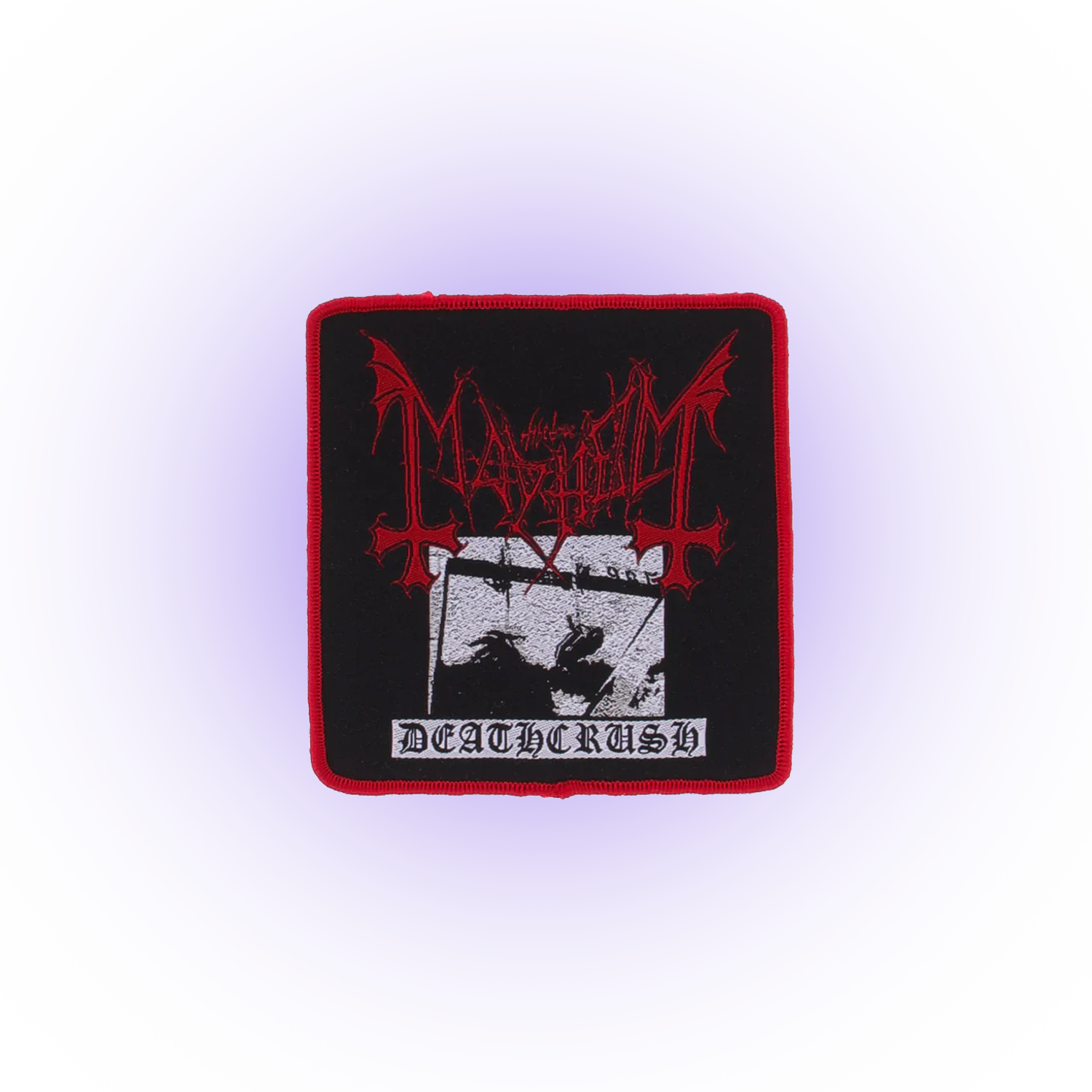Mayhem - Deathcrush Embroidered Patch (Black)
