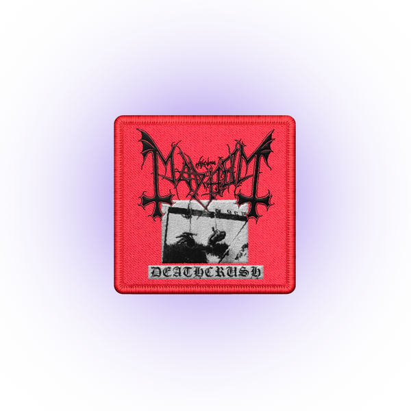 Mayhem - Deathcrush Embroidered Patch (Red)