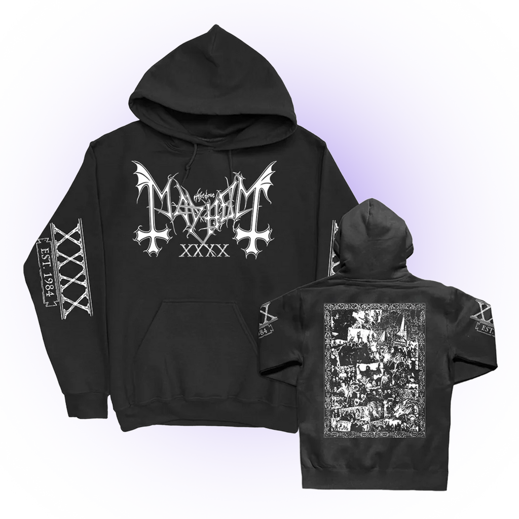 Mayhem - 40th Anniversary Alternate Pullover Hoodie (Black)