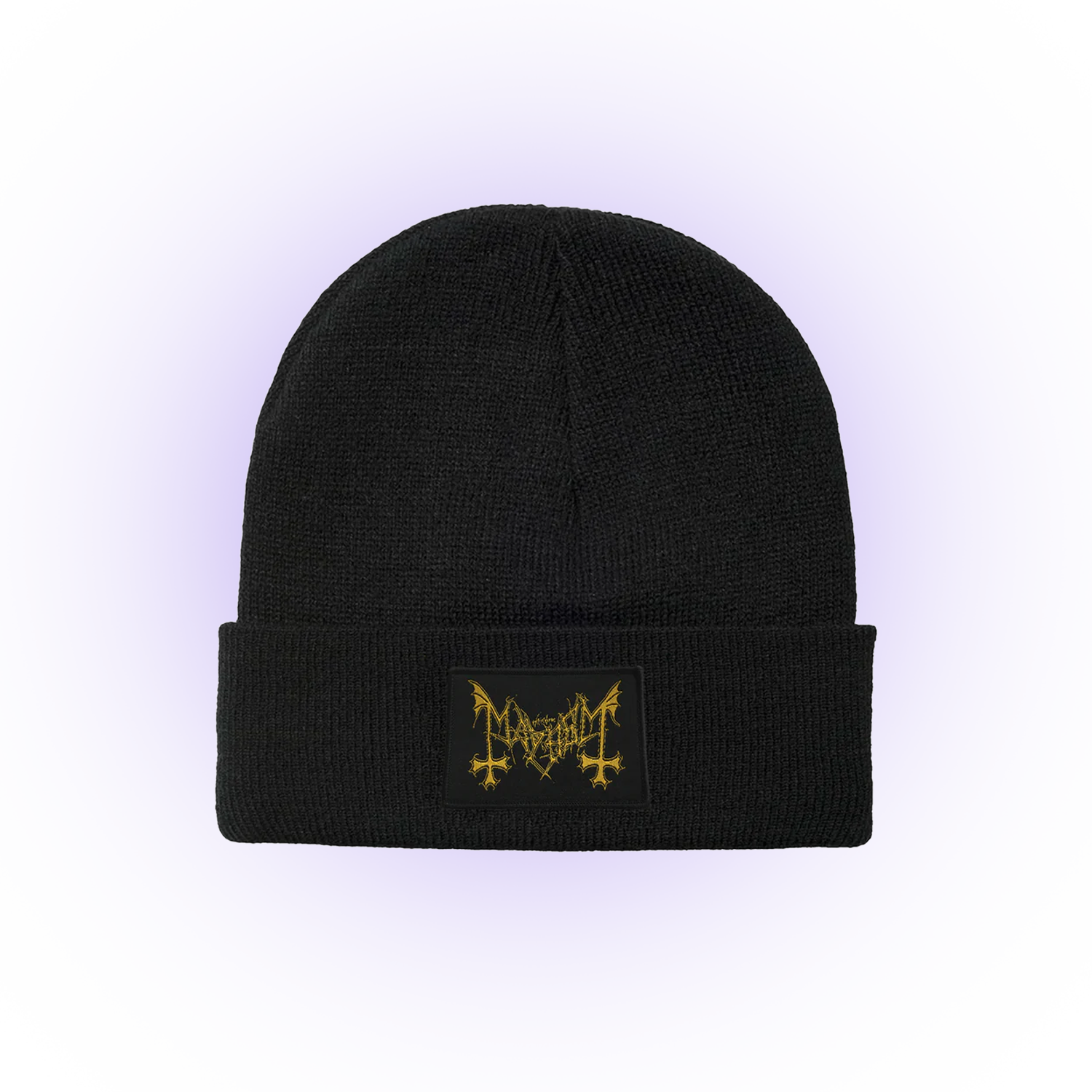 Mayhem - Gold Logo Cuff Beanie