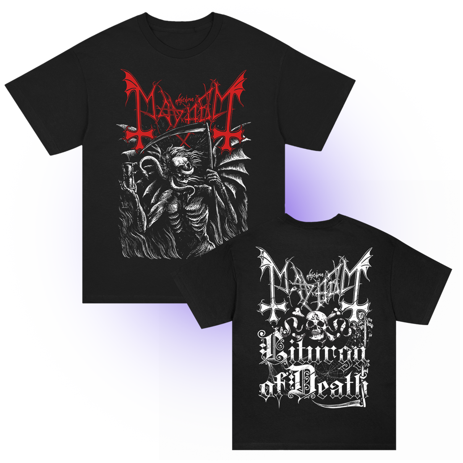 Mayhem - Death Engraving Tee (Black)