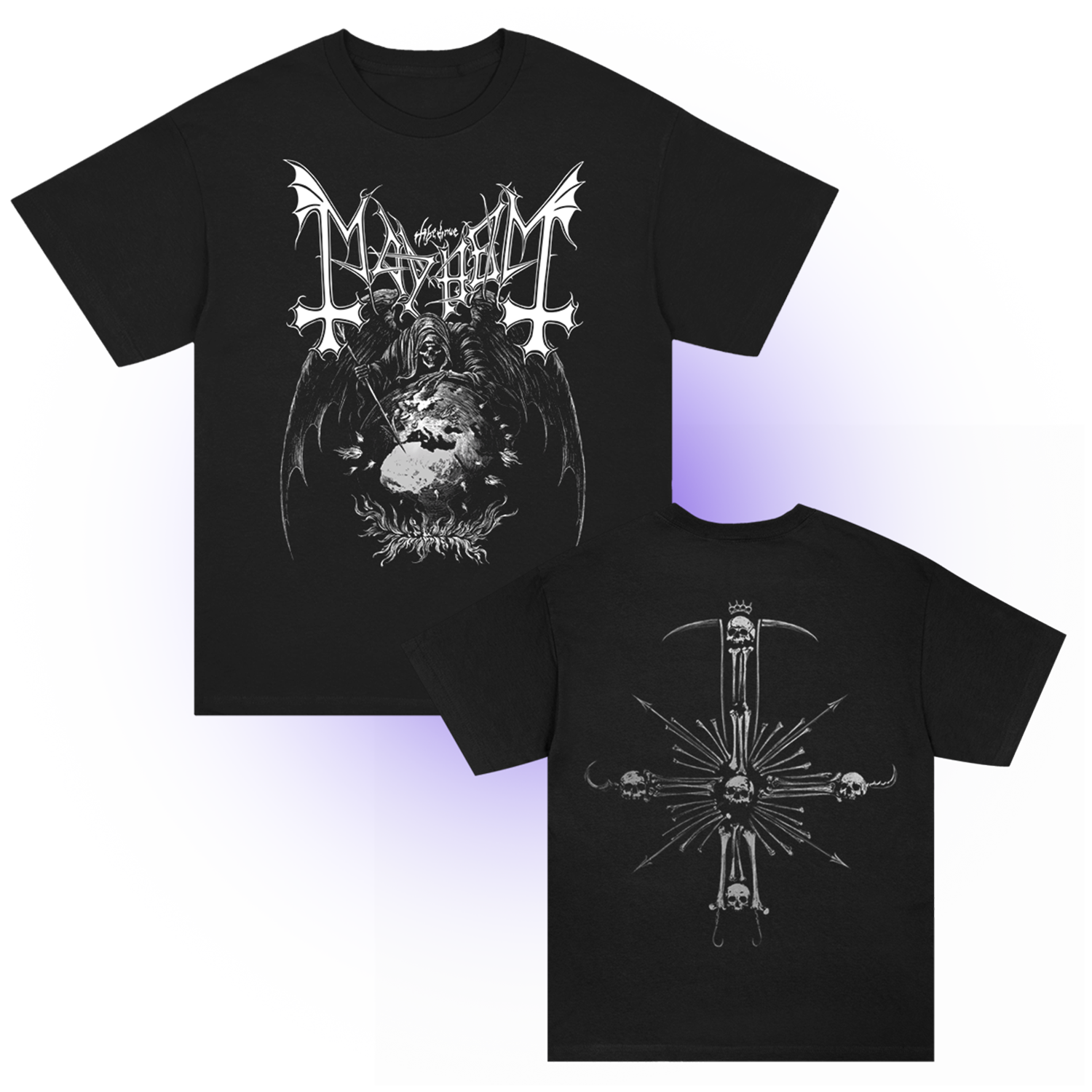 Mayhem - World On Fire Tee (Black)