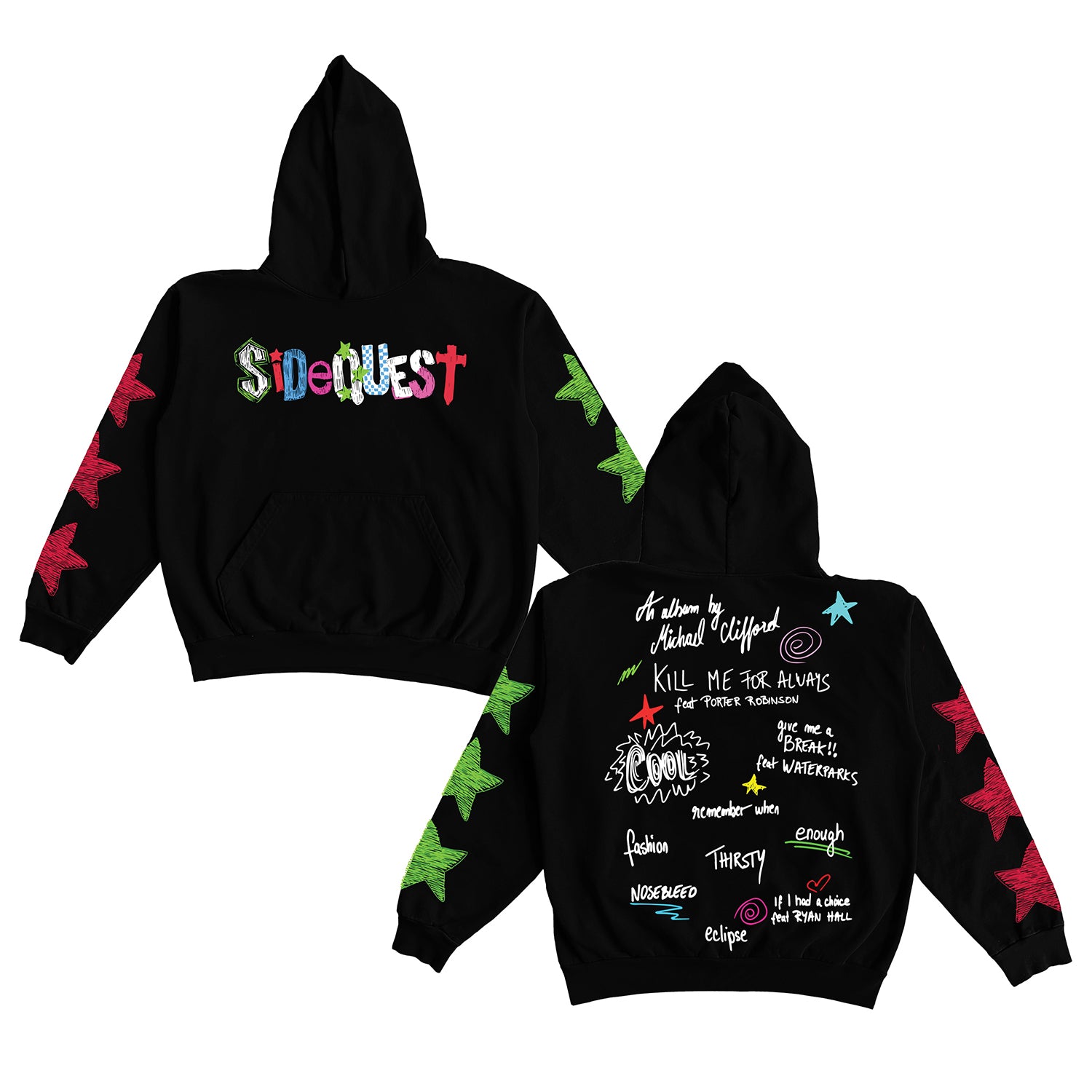 Michael Clifford - SIDEQUEST Hoodie (Black)