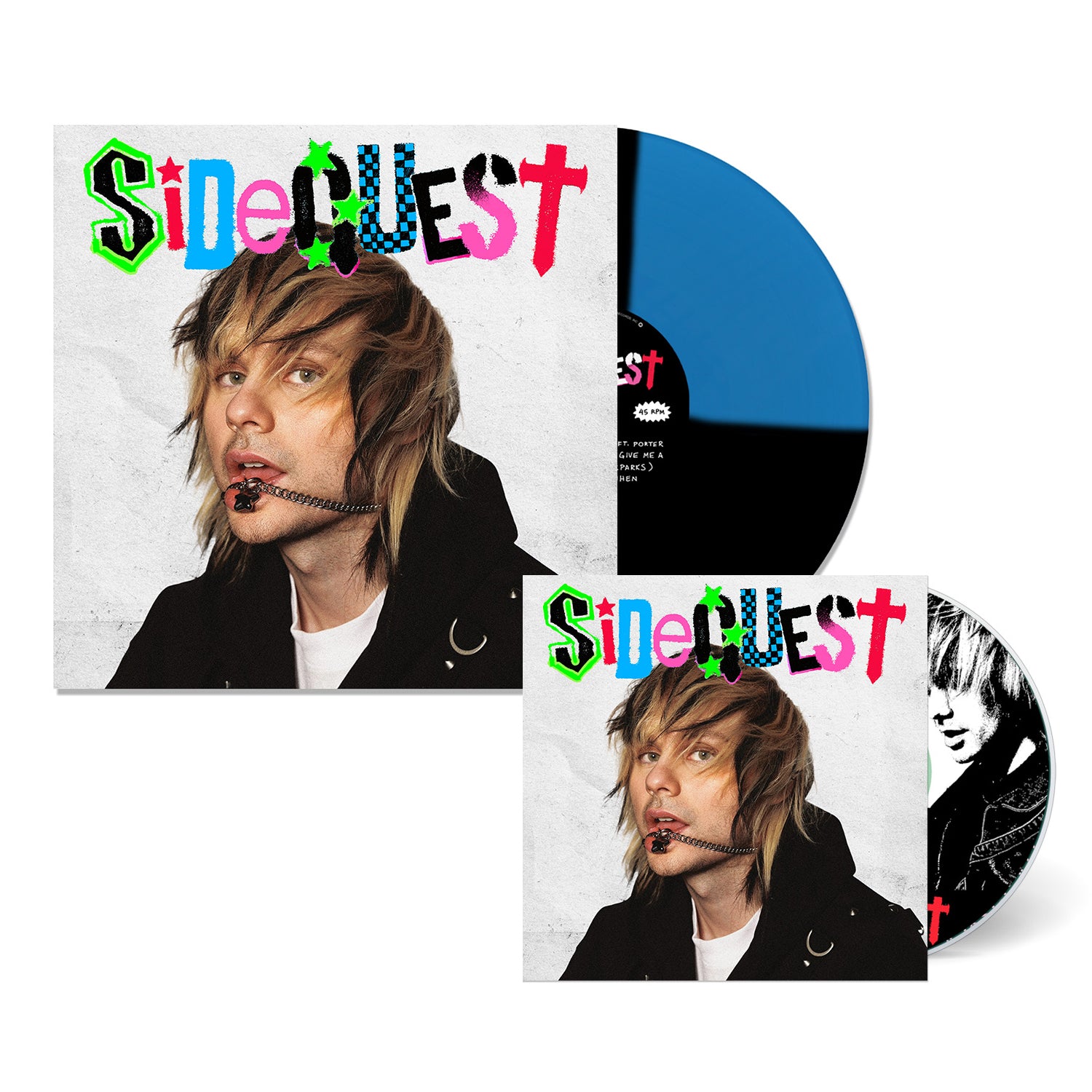 Michael Clifford - SIDEQUEST LP (Black & Blue Quad Deluxe Vinyl) + CD