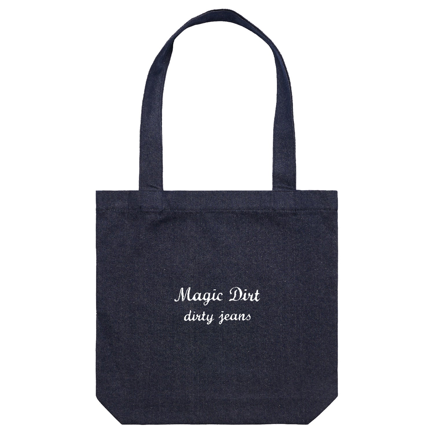 Magic Dirt - Dirty Jeans Tote Bag (Denim Blue)